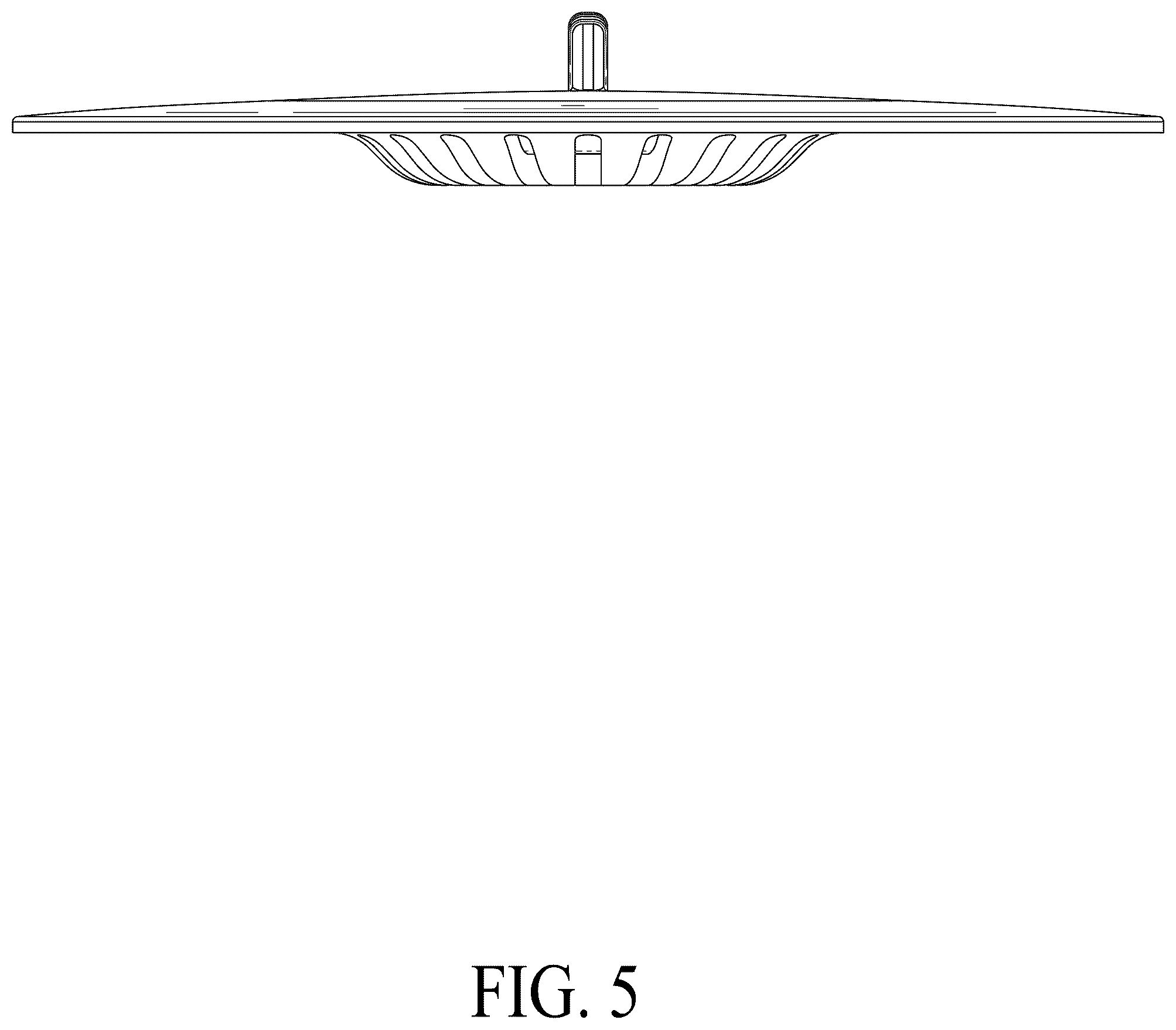 Patent USD1125480 Figure 5 – Bathtub stopper