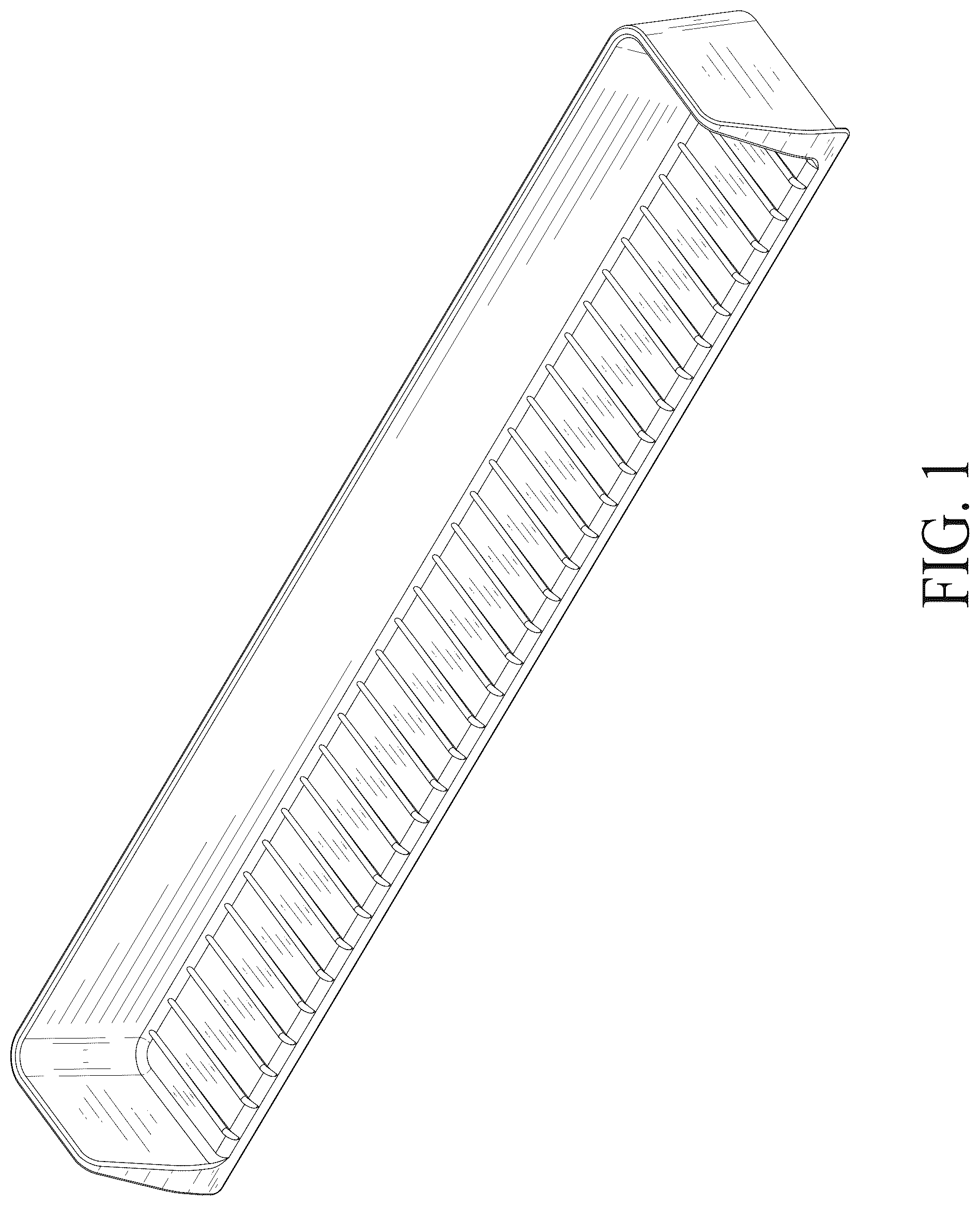 Patent USD1125487 — Bathtub splash guard — Figure 1