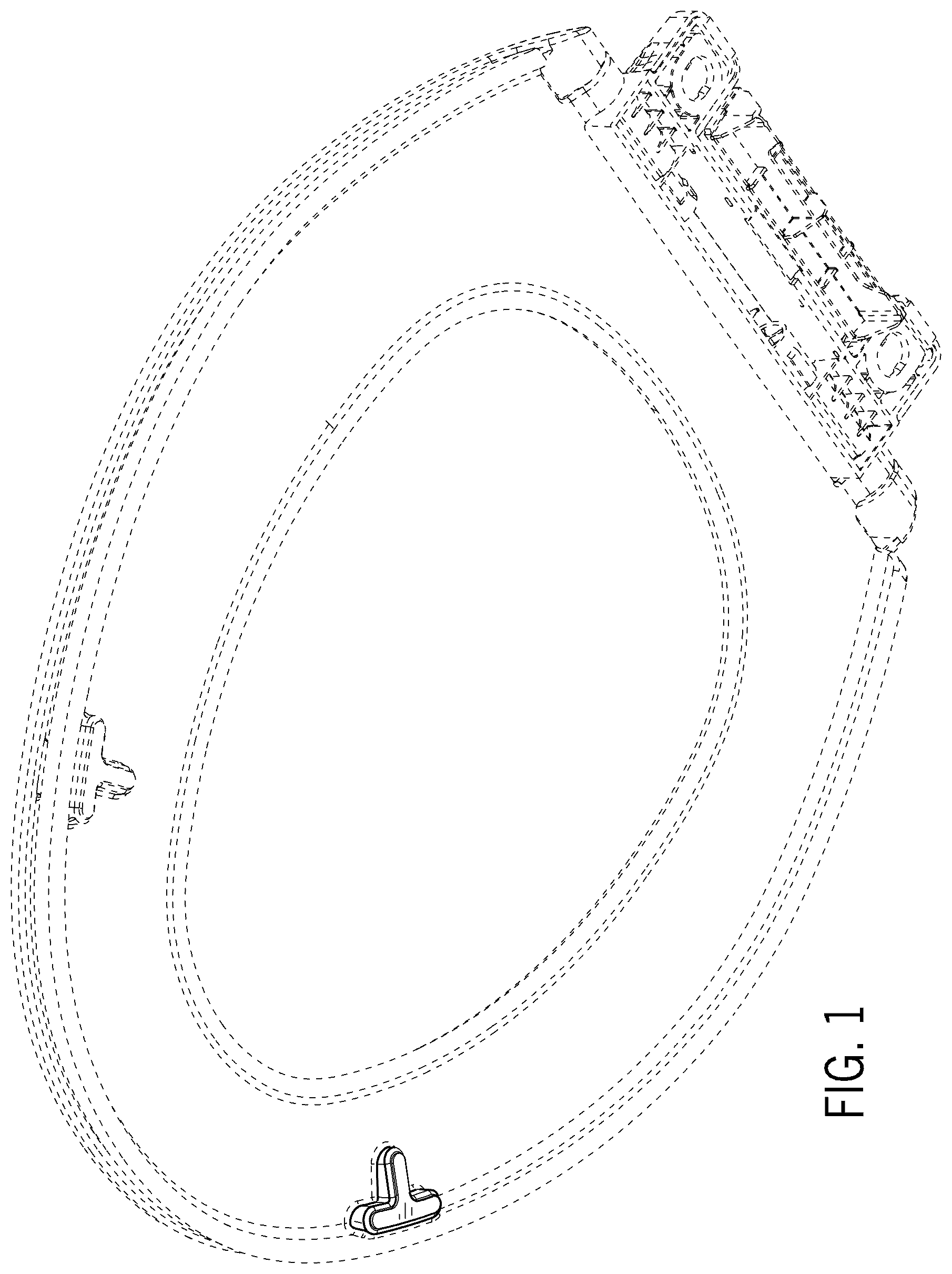 Patent USD1125490 — Toilet seat — Figure 1