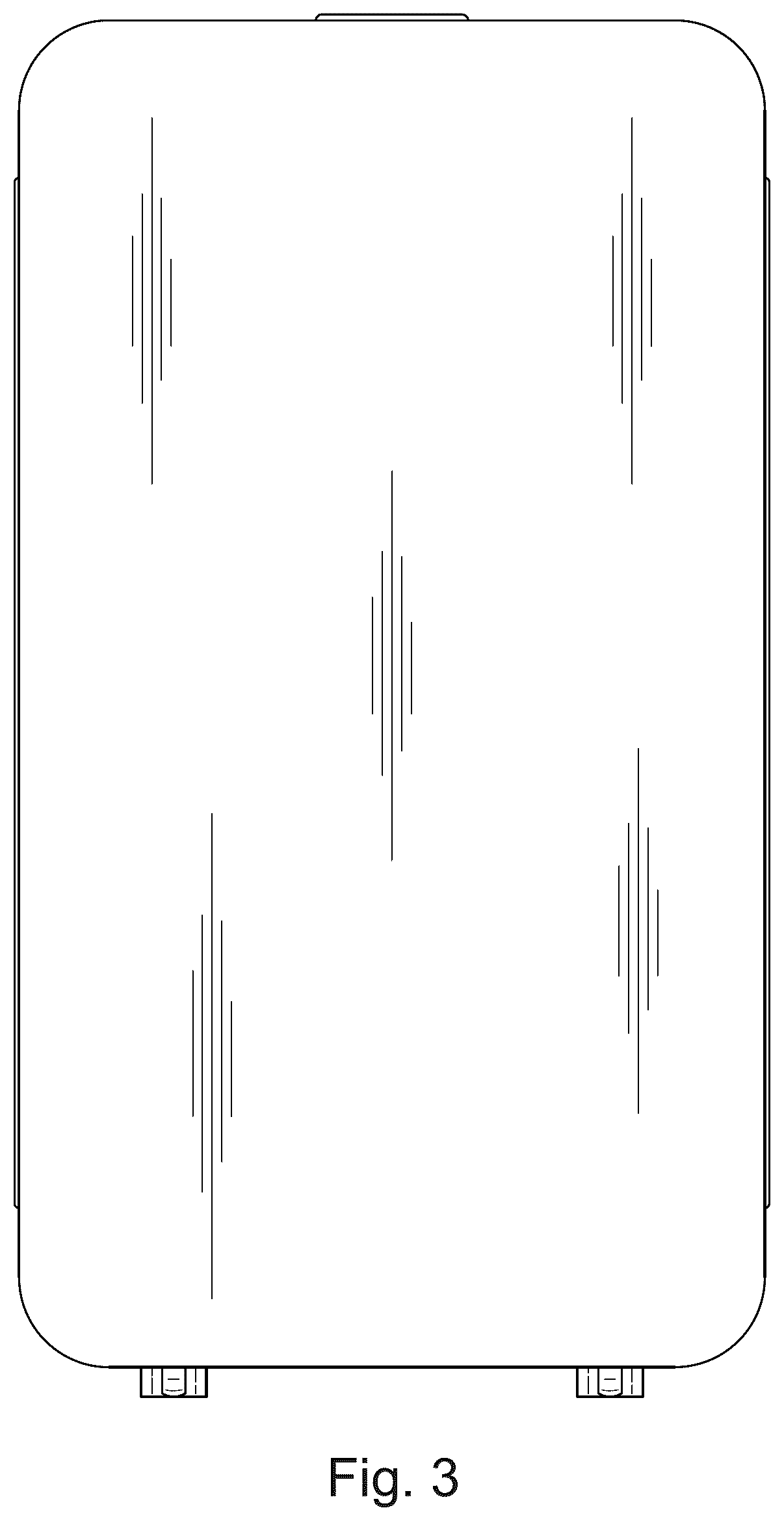 Patent USD1125497 Figure 3 – Air purifier