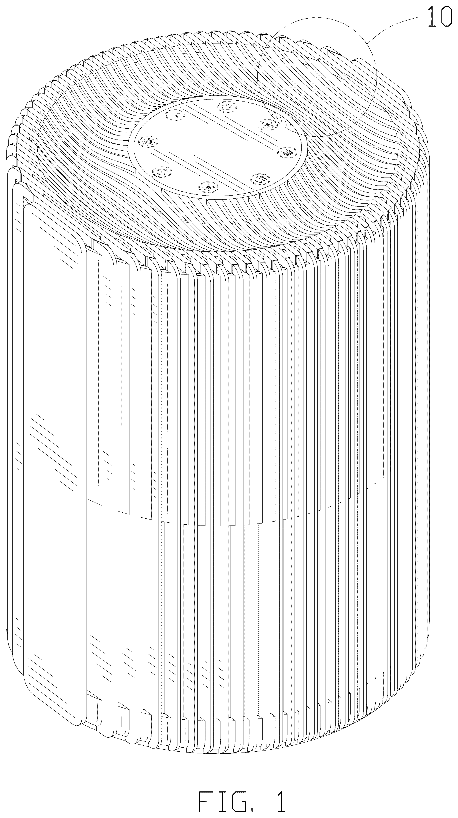 Patent USD1125498 — Air purifier — Figure 1