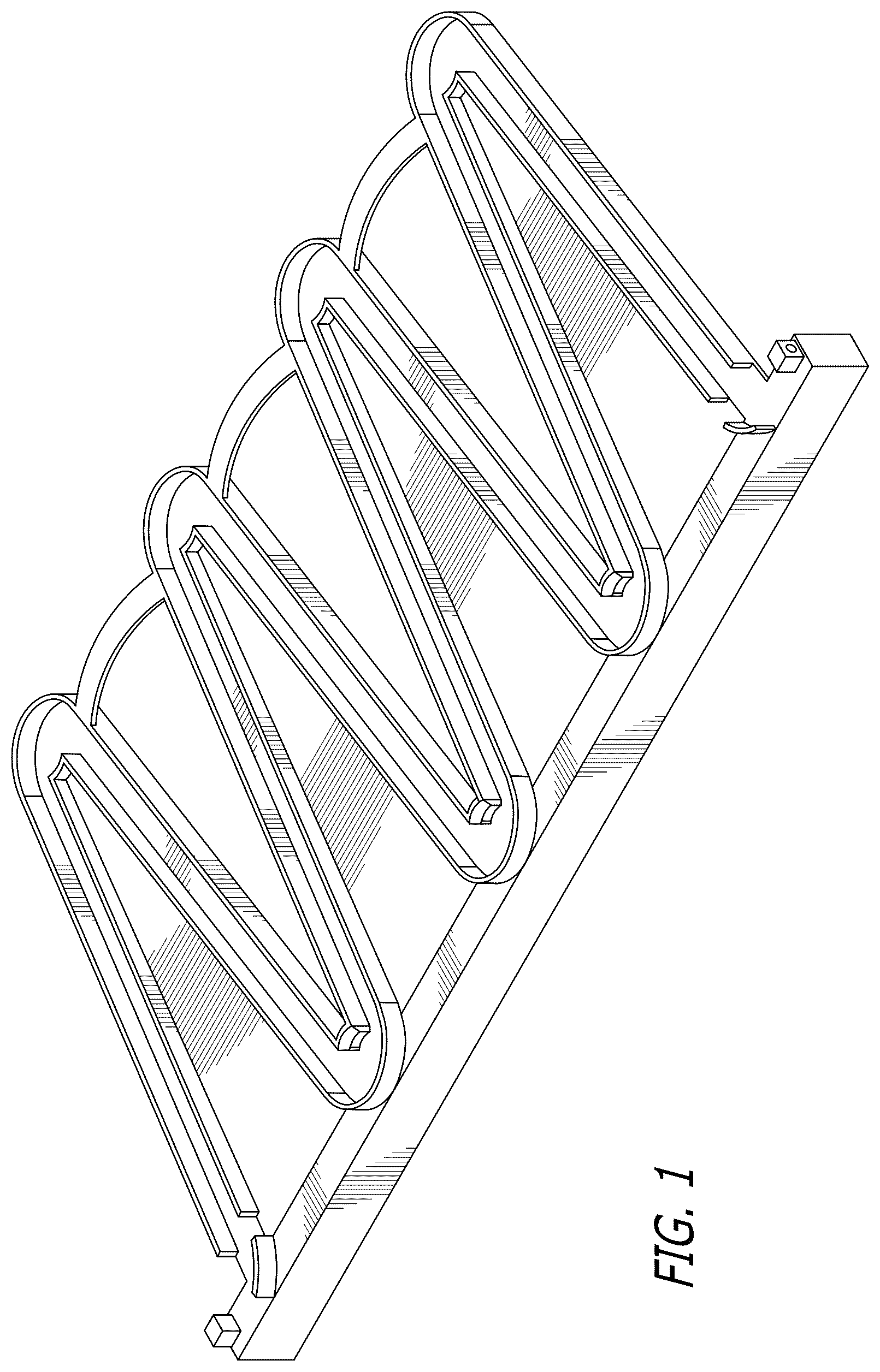 Patent USD1125503 Figure 1 – End plate for an air filter
