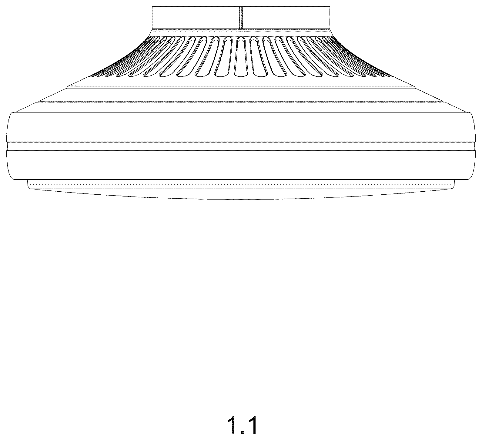 Patent USD1125511 — Bladeless ceiling fan — Figure 1