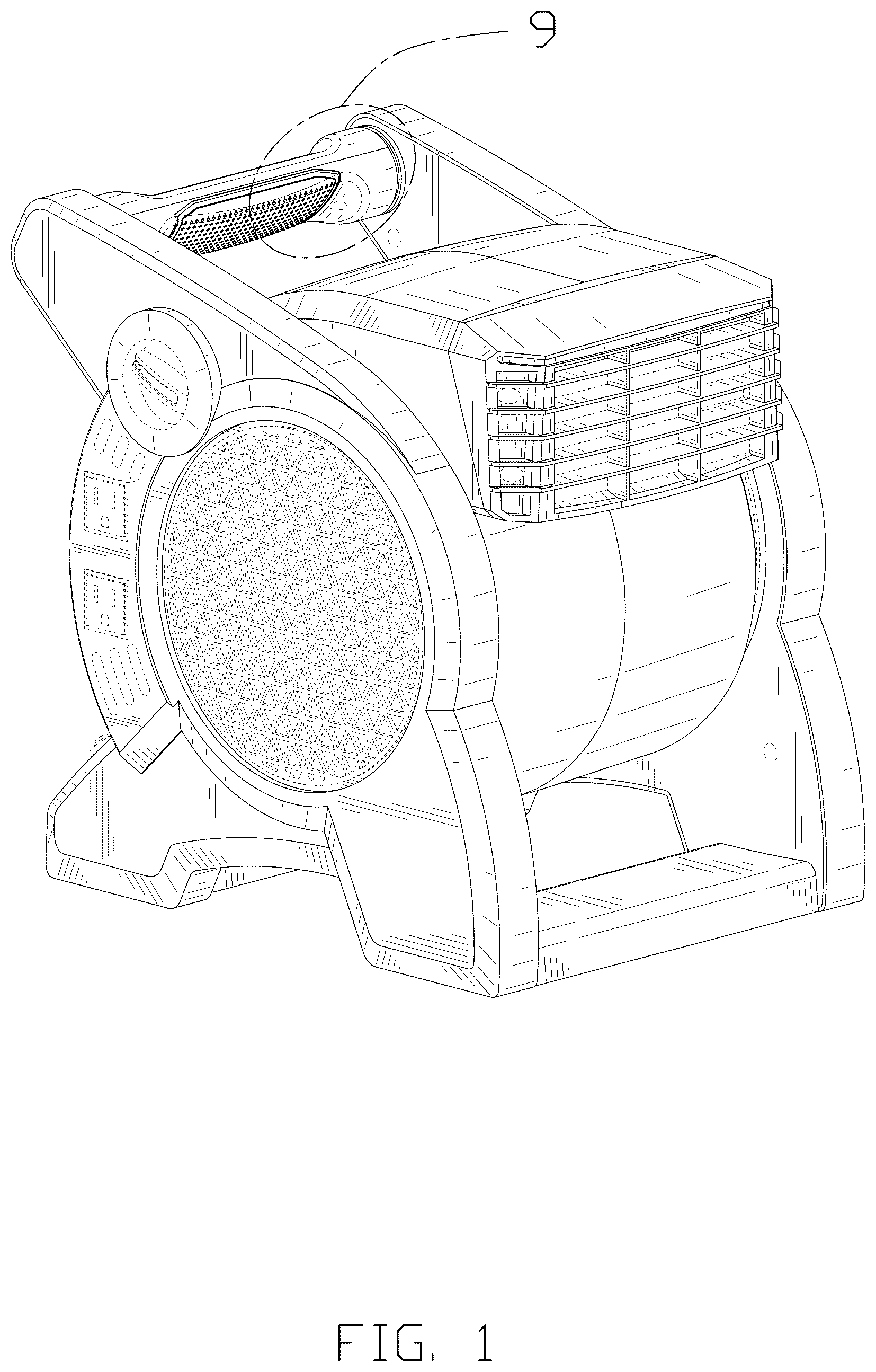 Patent USD1125517 — Blower — Figure 1