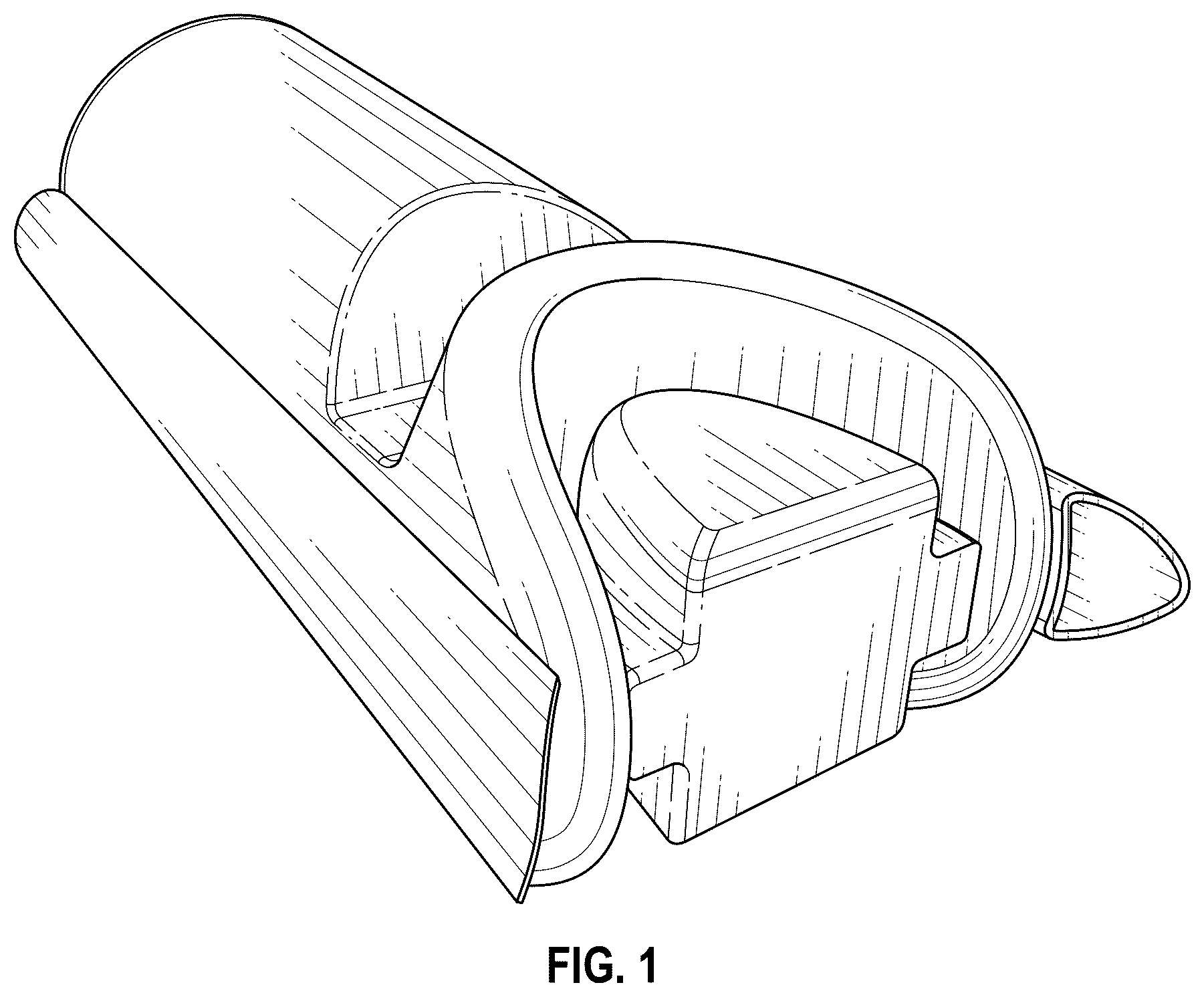 Patent USD1125531 — Mouthpiece — Figure 1