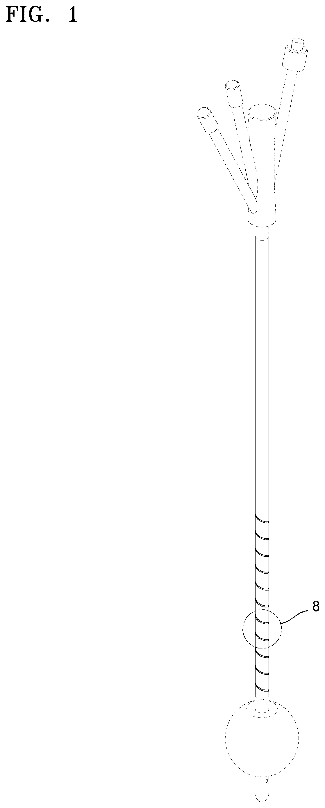 Patent USD1125534 Figure 1 – Catheter