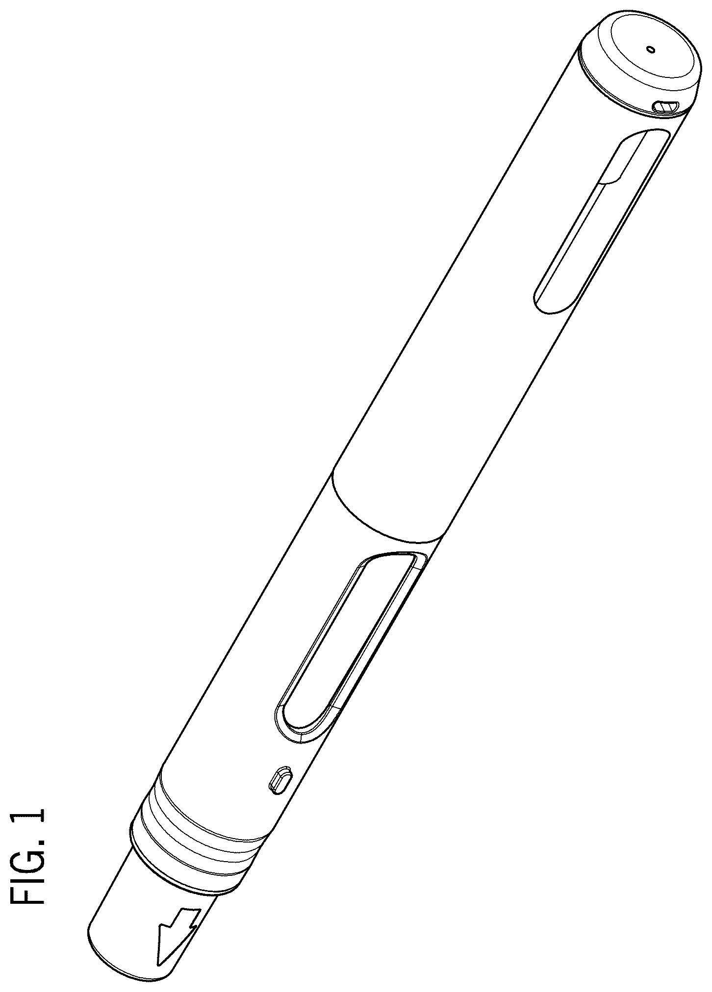 Patent USD1125538 — Medicine injector — Figure 1