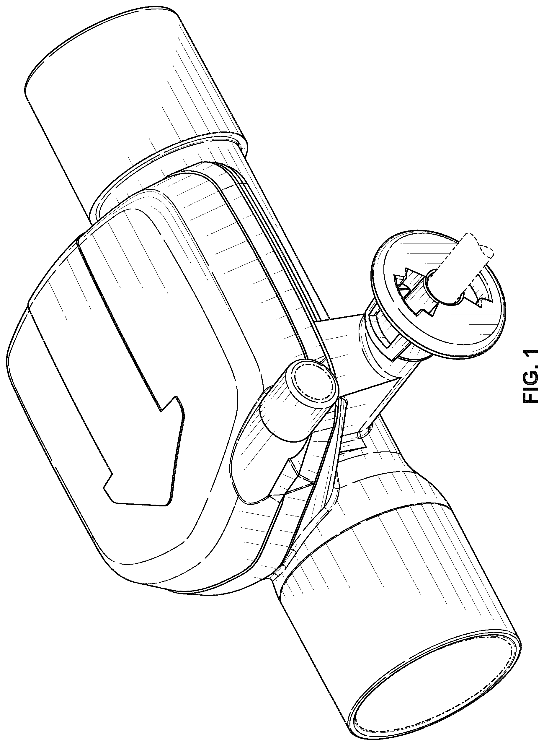 Patent USD1125543 Figure 1 – Injector module