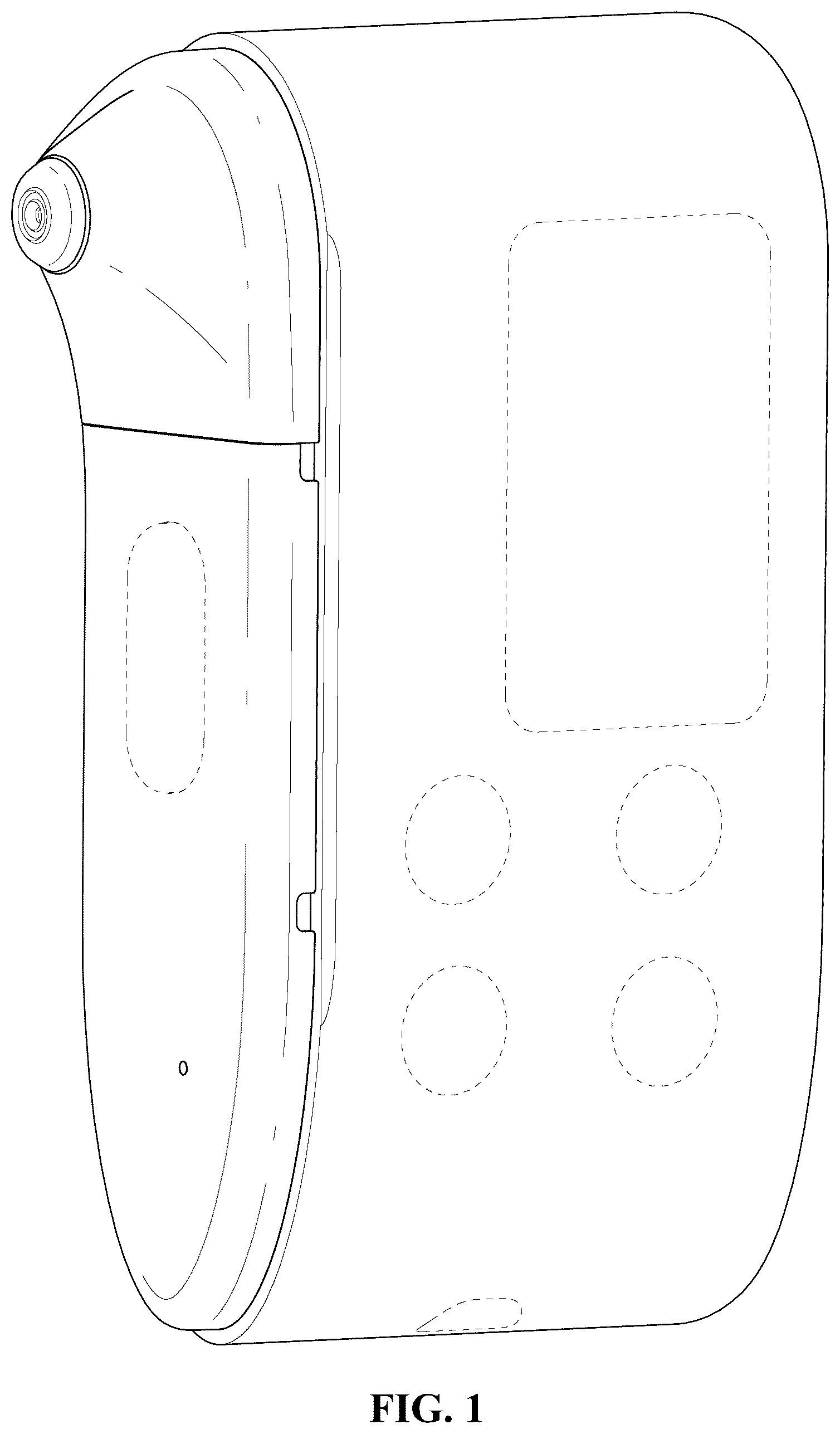 Patent USD1125553 Figure 1 – Laser lancing blood glucose meter