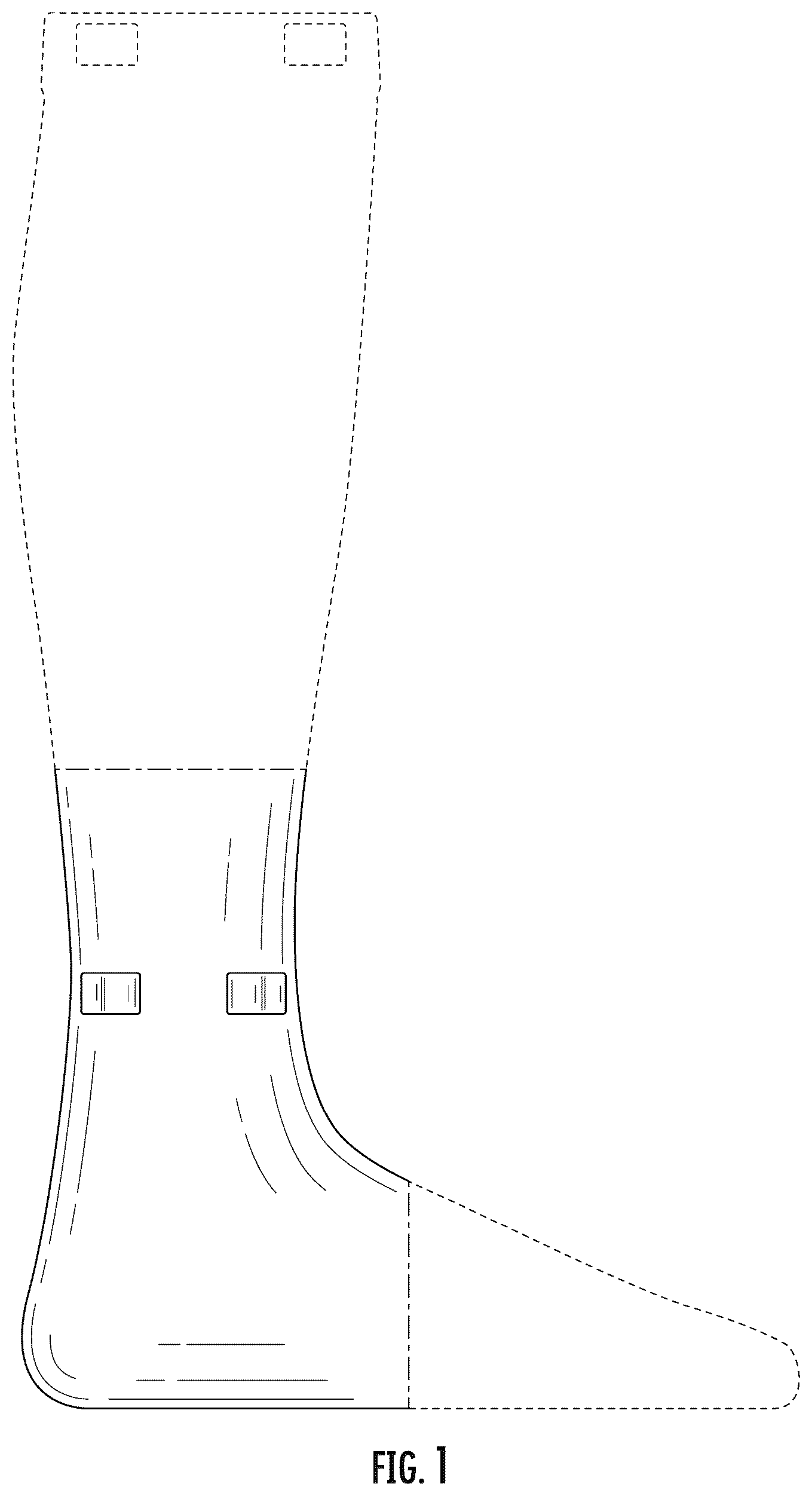 Patent USD1125561 — Compression stocking — Figure 1
