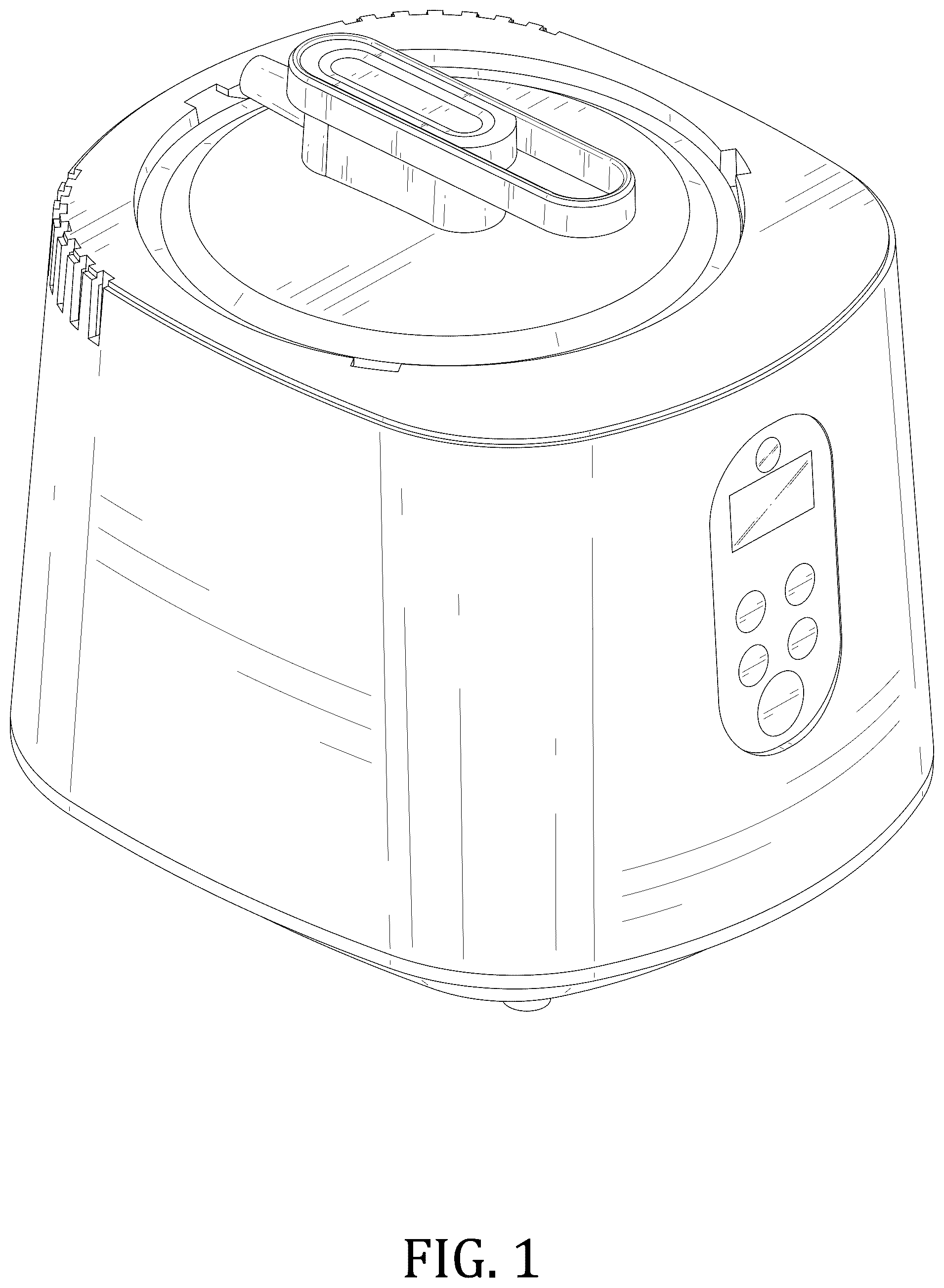 Patent USD1125576 Figure 1 – Portable sauna steamer