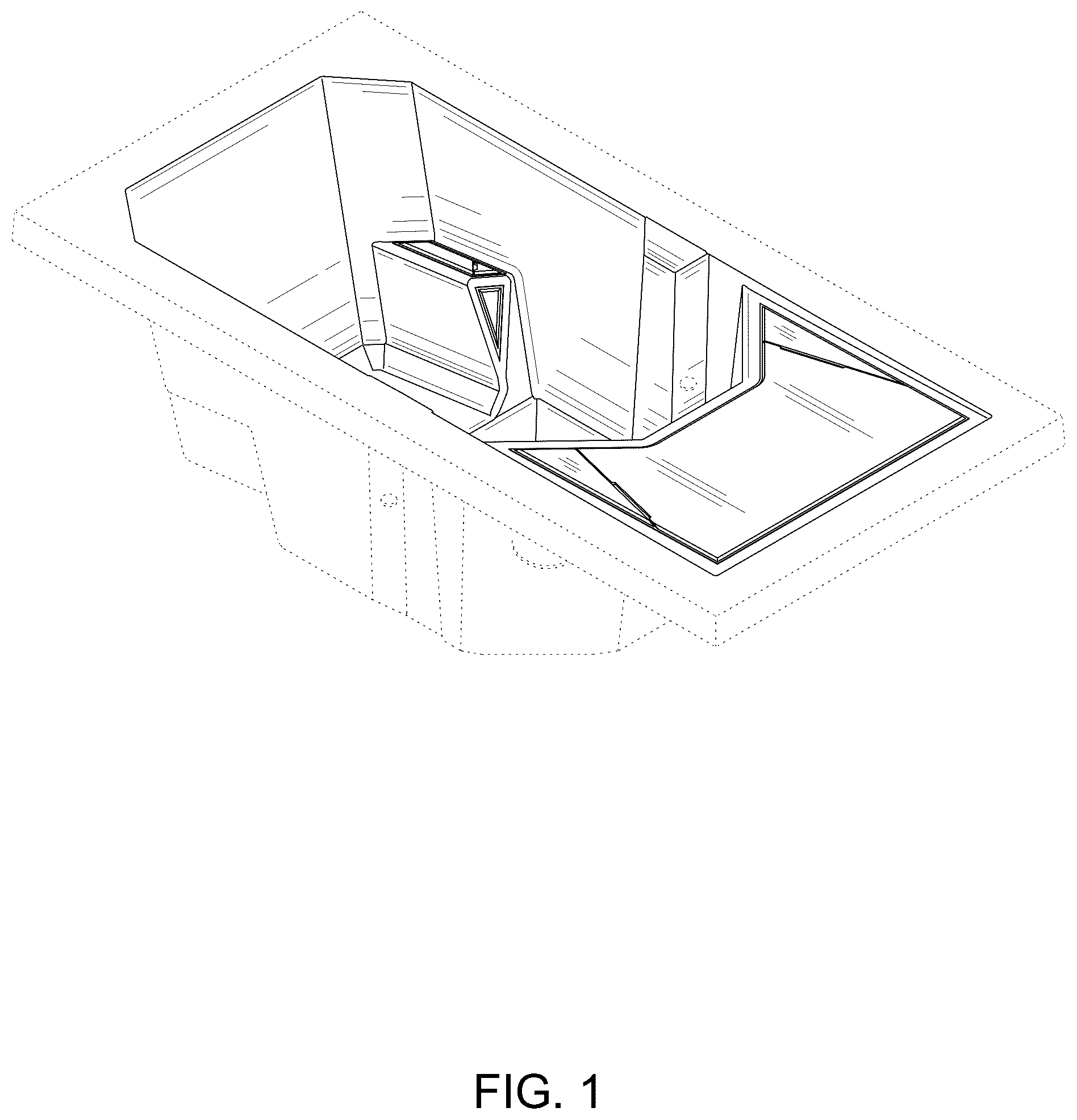 Patent USD1125578 Figure 1 – Cold plunge spa