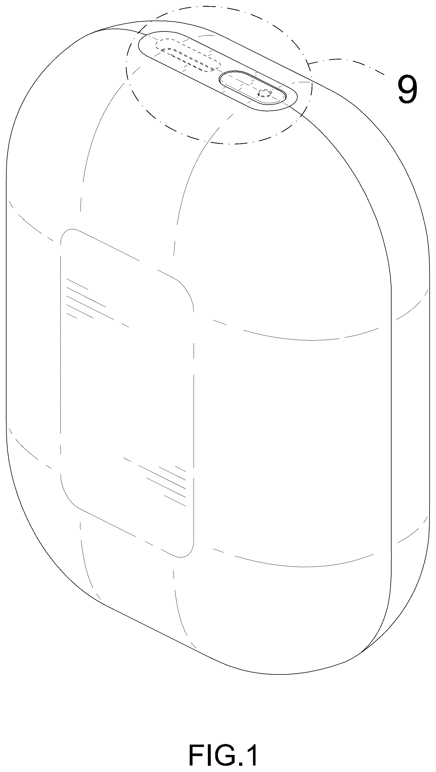 Patent USD1125579 — Mini hand warmer — Figure 1