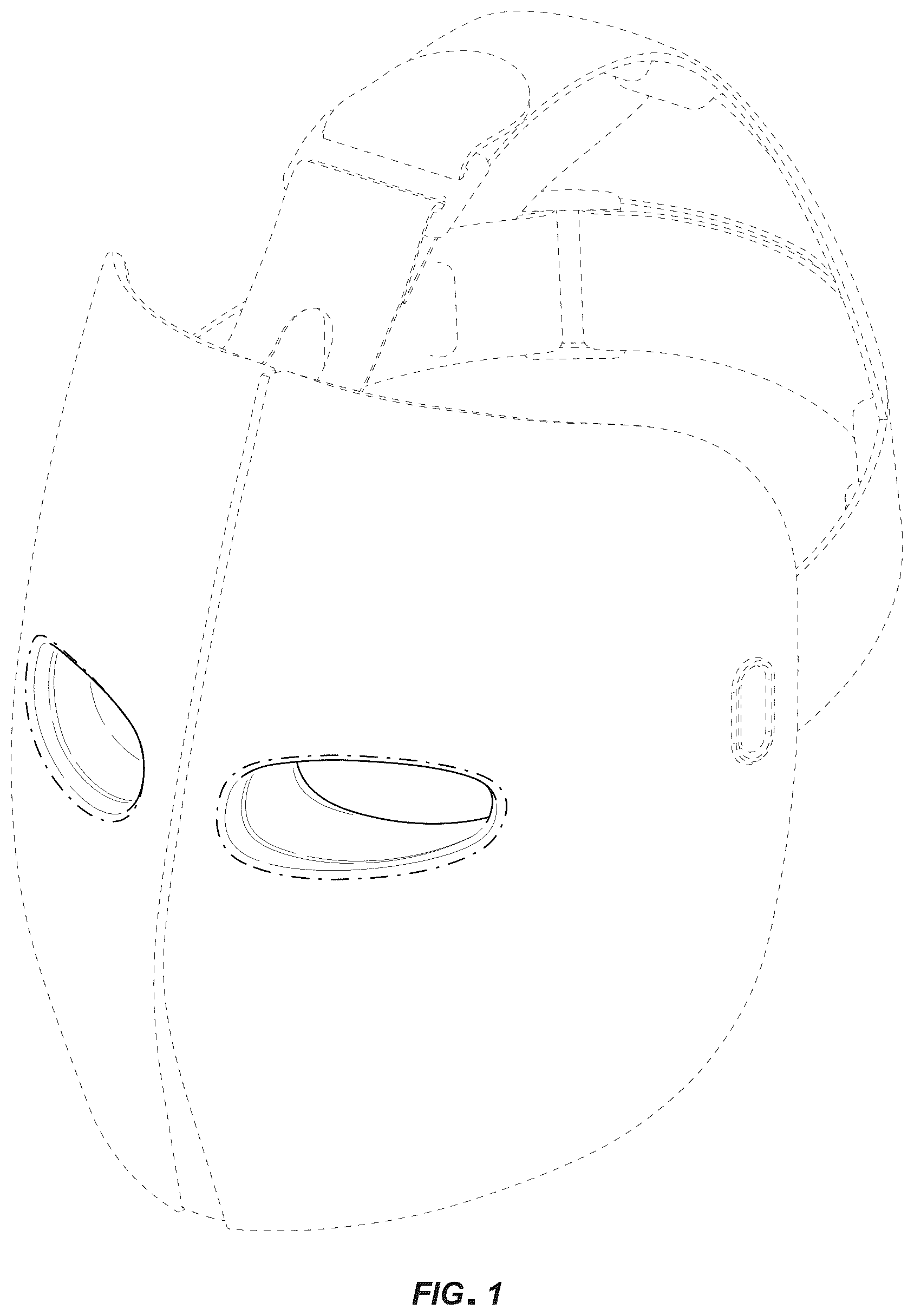 Patent USD1125581 — Mask — Figure 1
