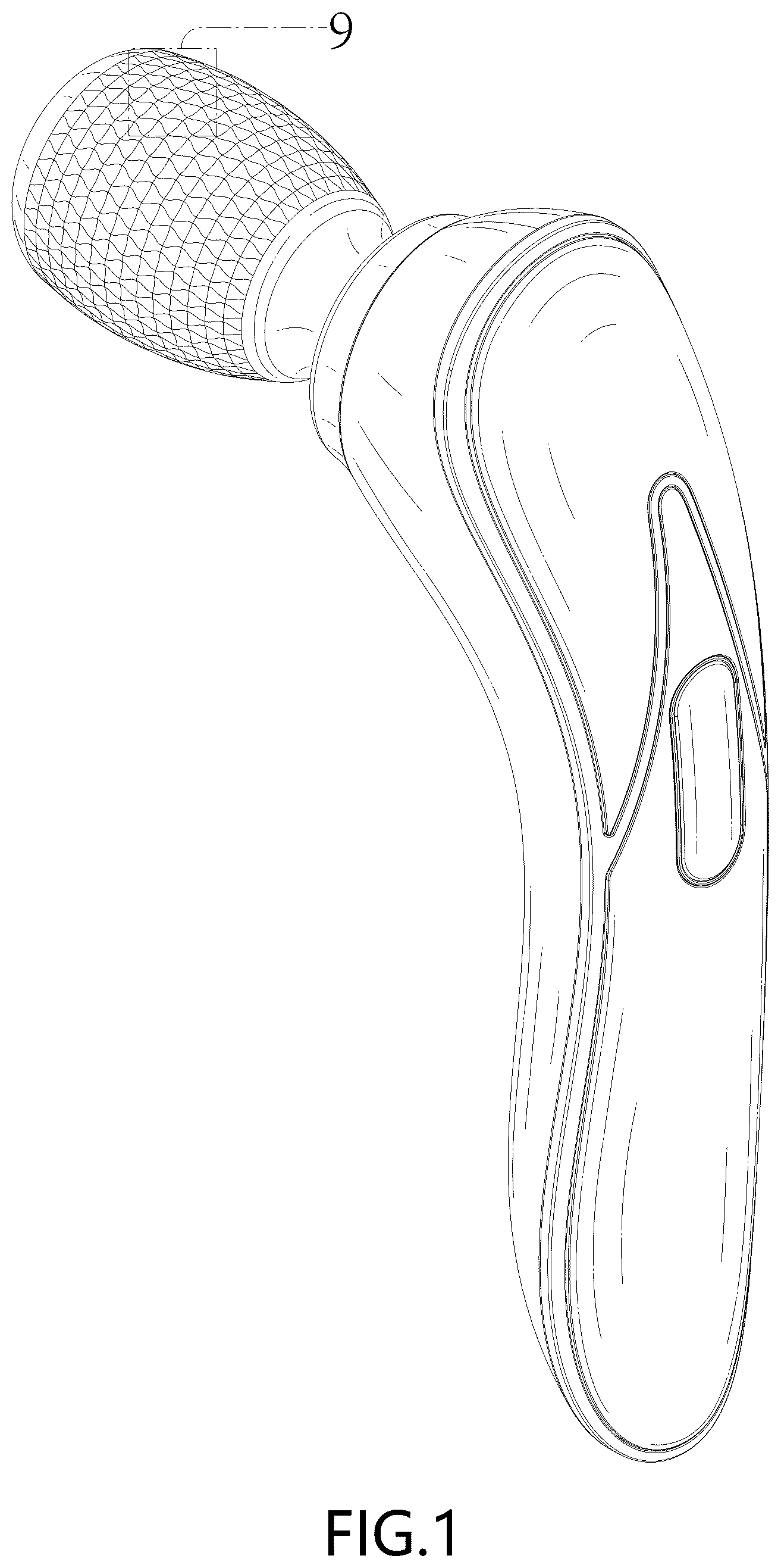 Patent USD1125584 — Massager — Figure 1