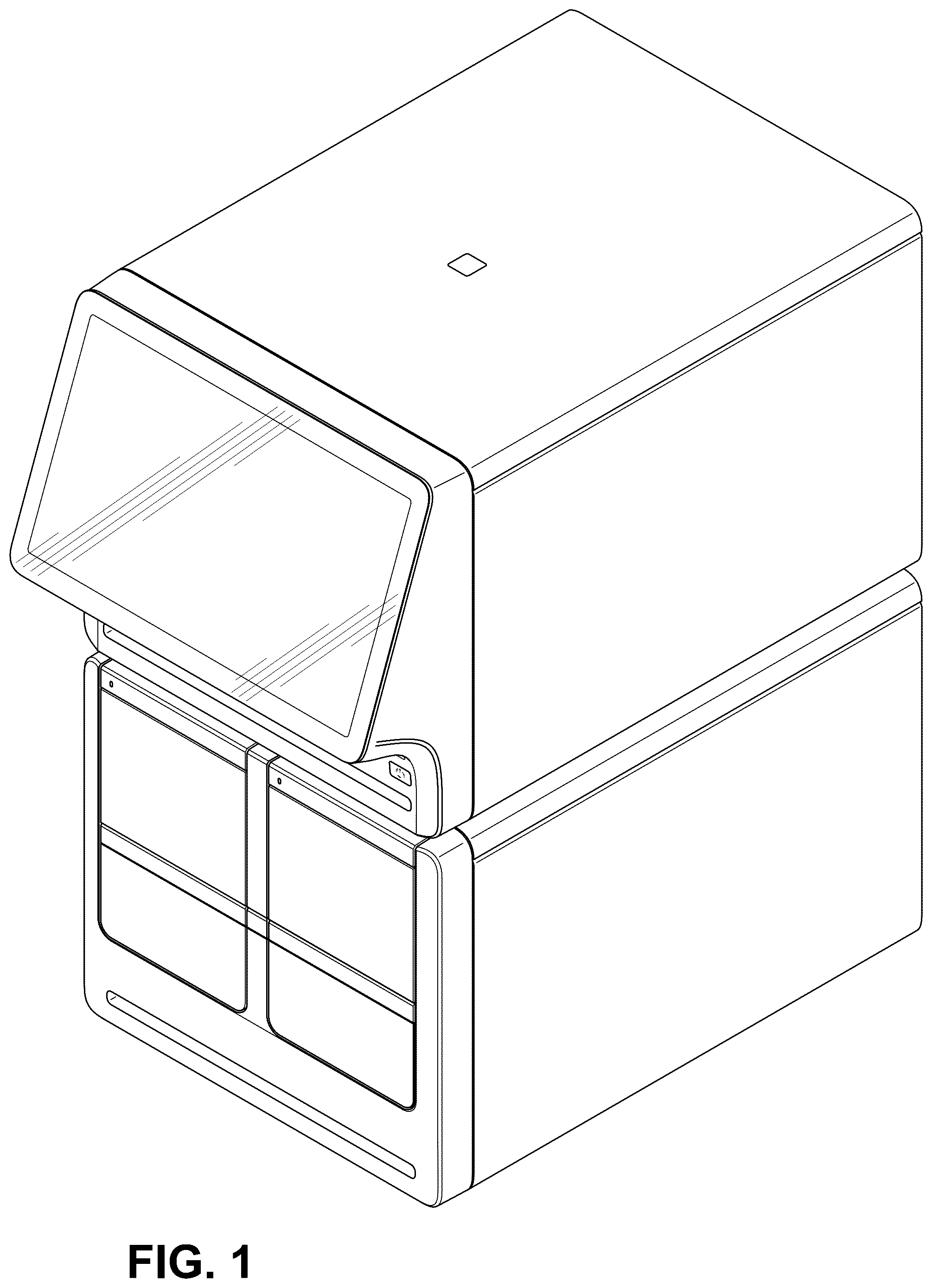 Patent USD1125589 Figure 1 – Laboratory instrument