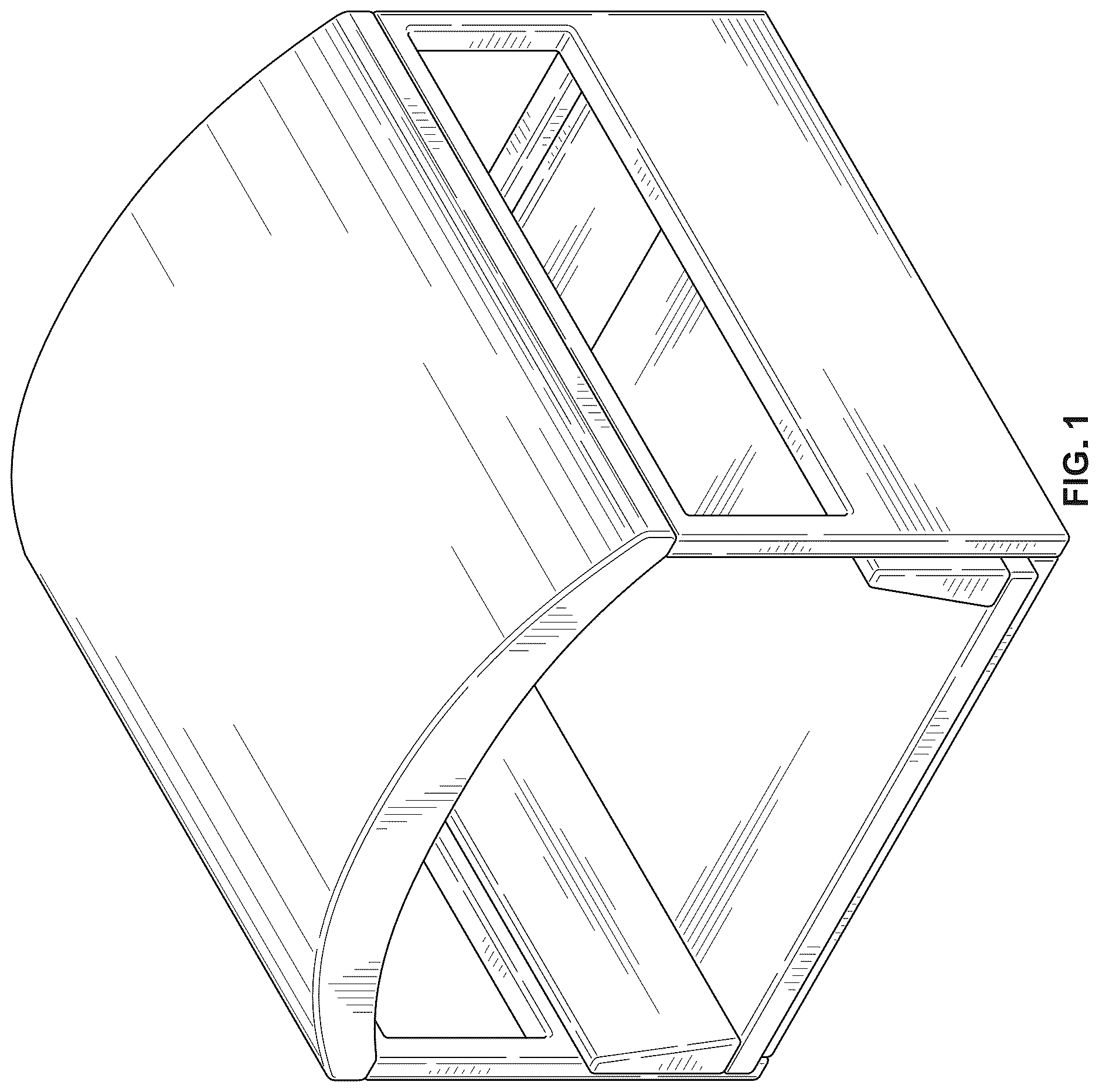 Patent USD1125597 — Cabana — Figure 1