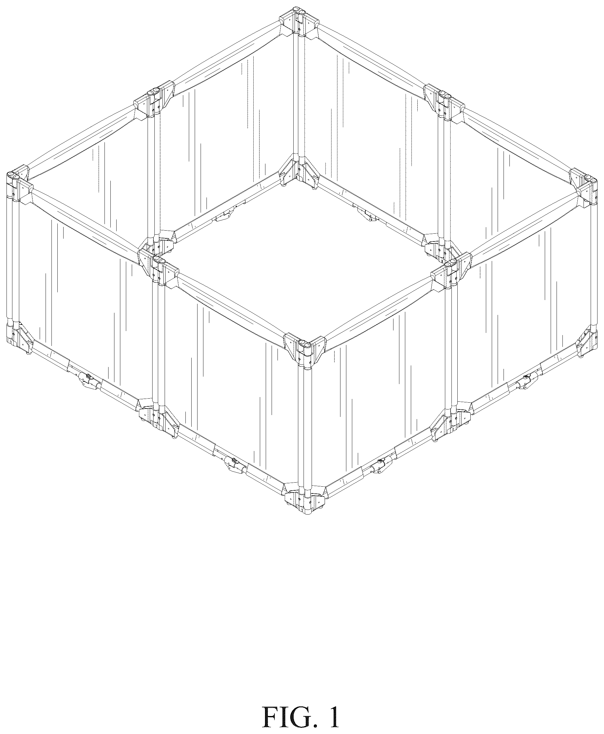 Patent USD1125600 — Fence — Figure 1
