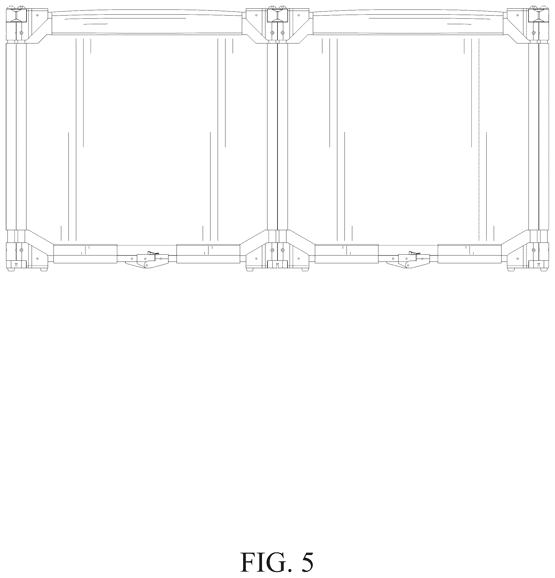 Patent USD1125600 Figure 5 – Fence