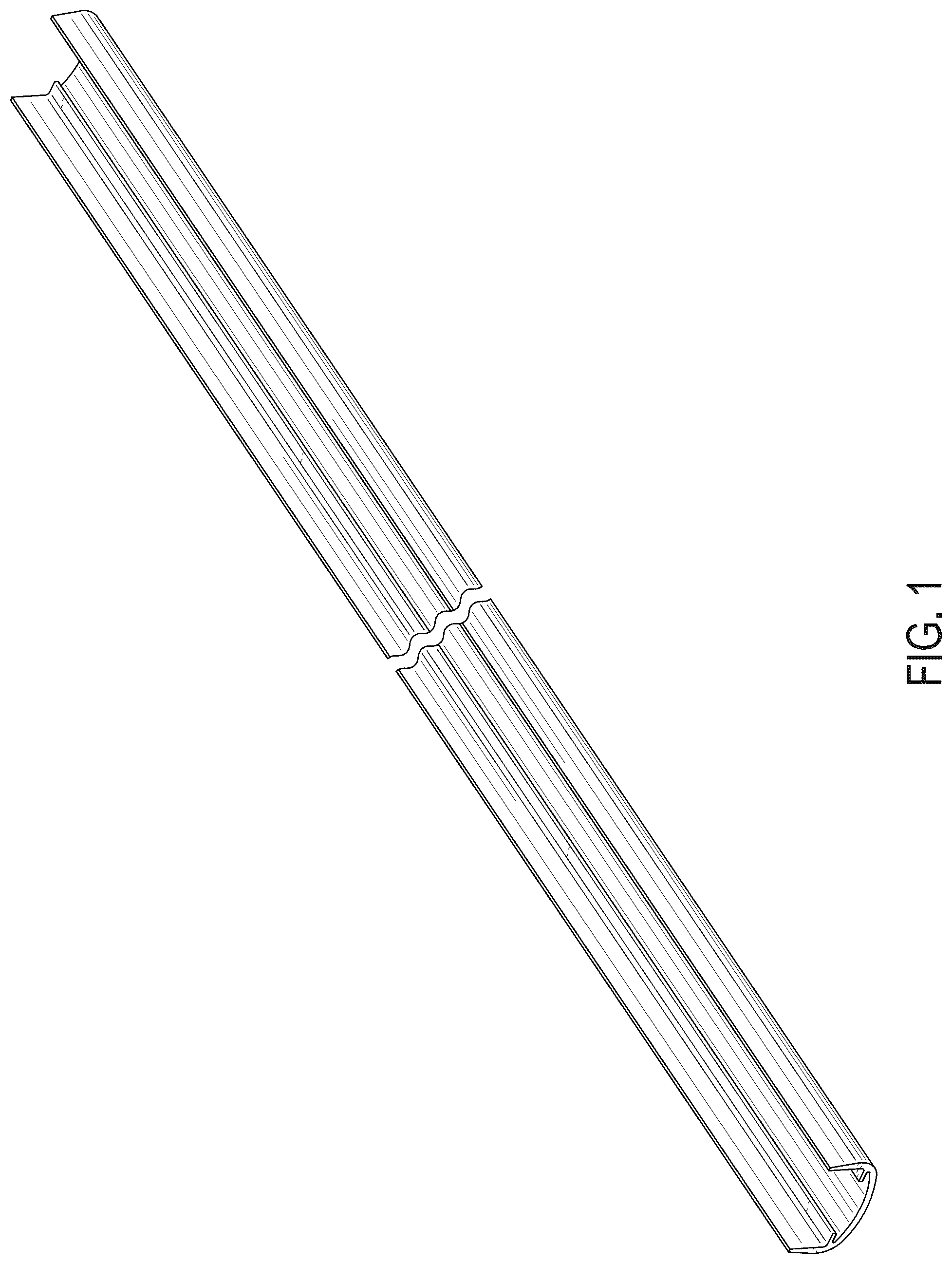 Patent USD1125602 — Vertical beam cover strip — Figure 1