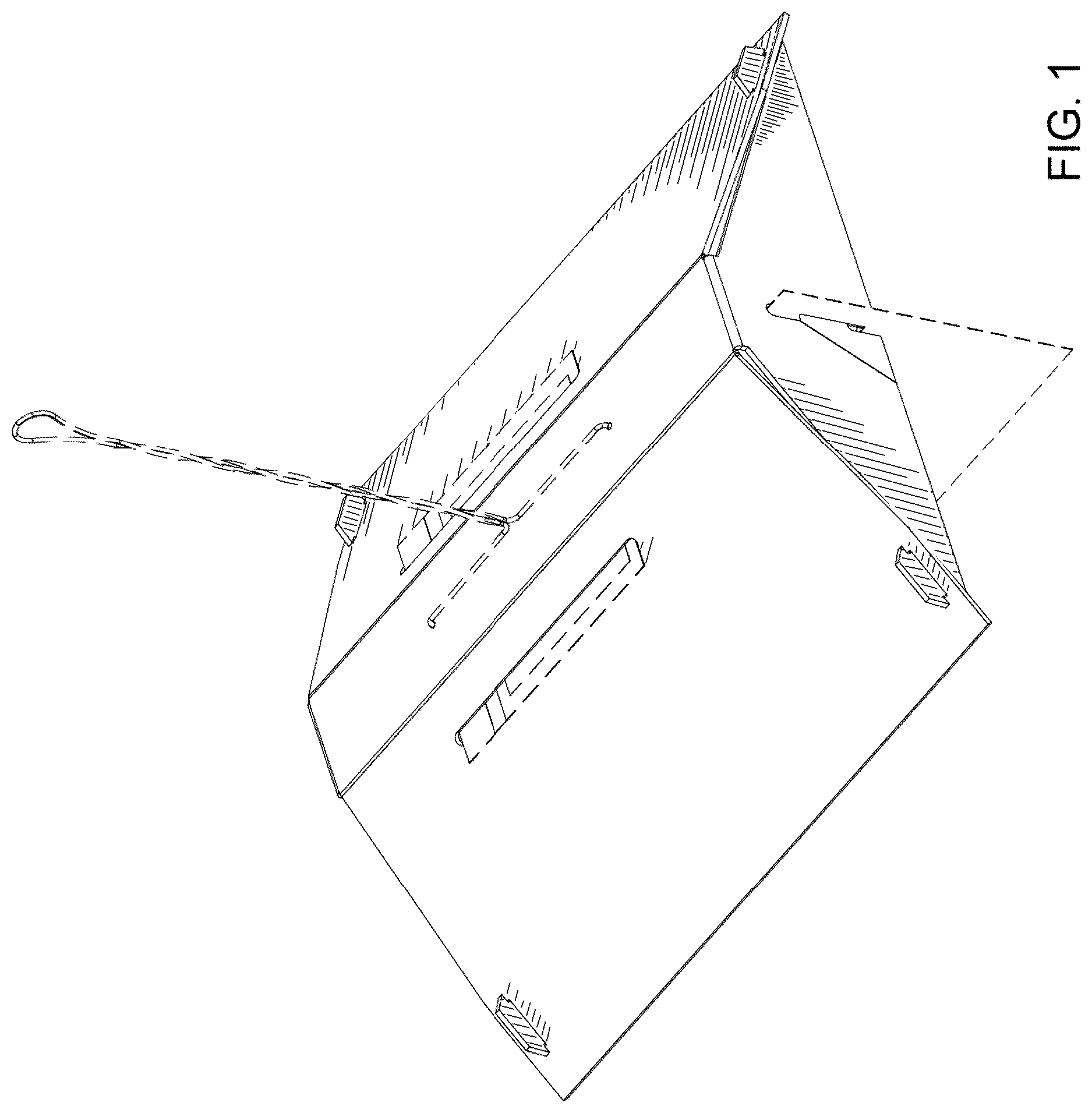 Patent USD1125603 Figure 1 – Canopy