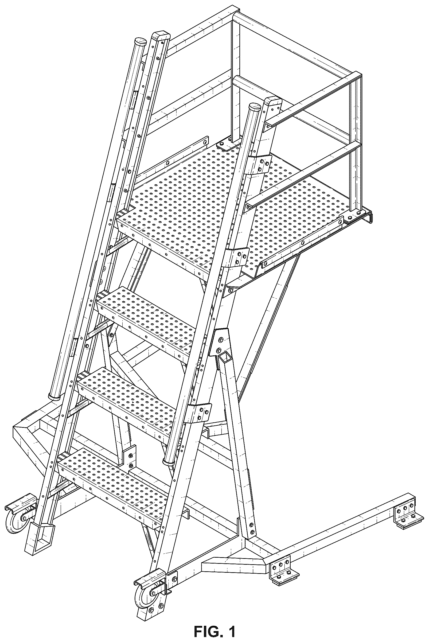 Patent USD1125605 — Ladder — Figure 1