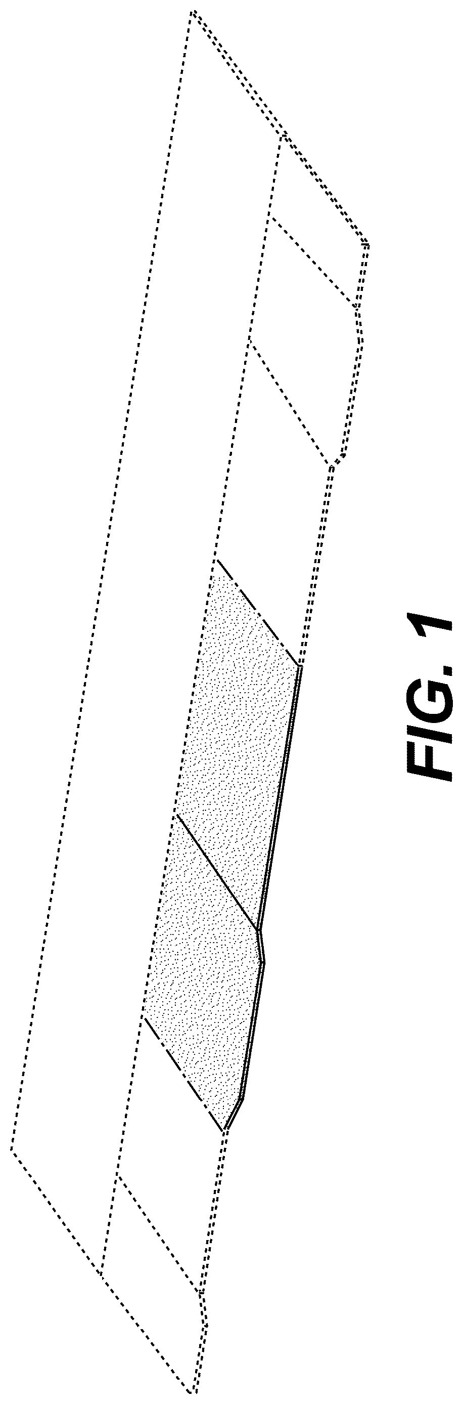 Patent USD1125612 — Shingle — Figure 1