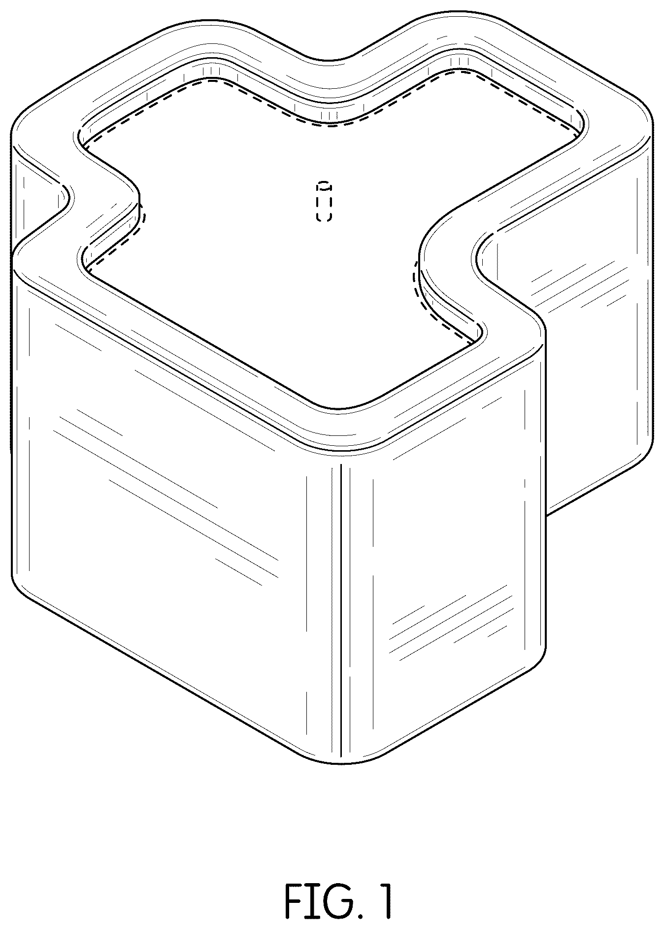 Patent USD1125617 Figure 1 – Vessel for a candle