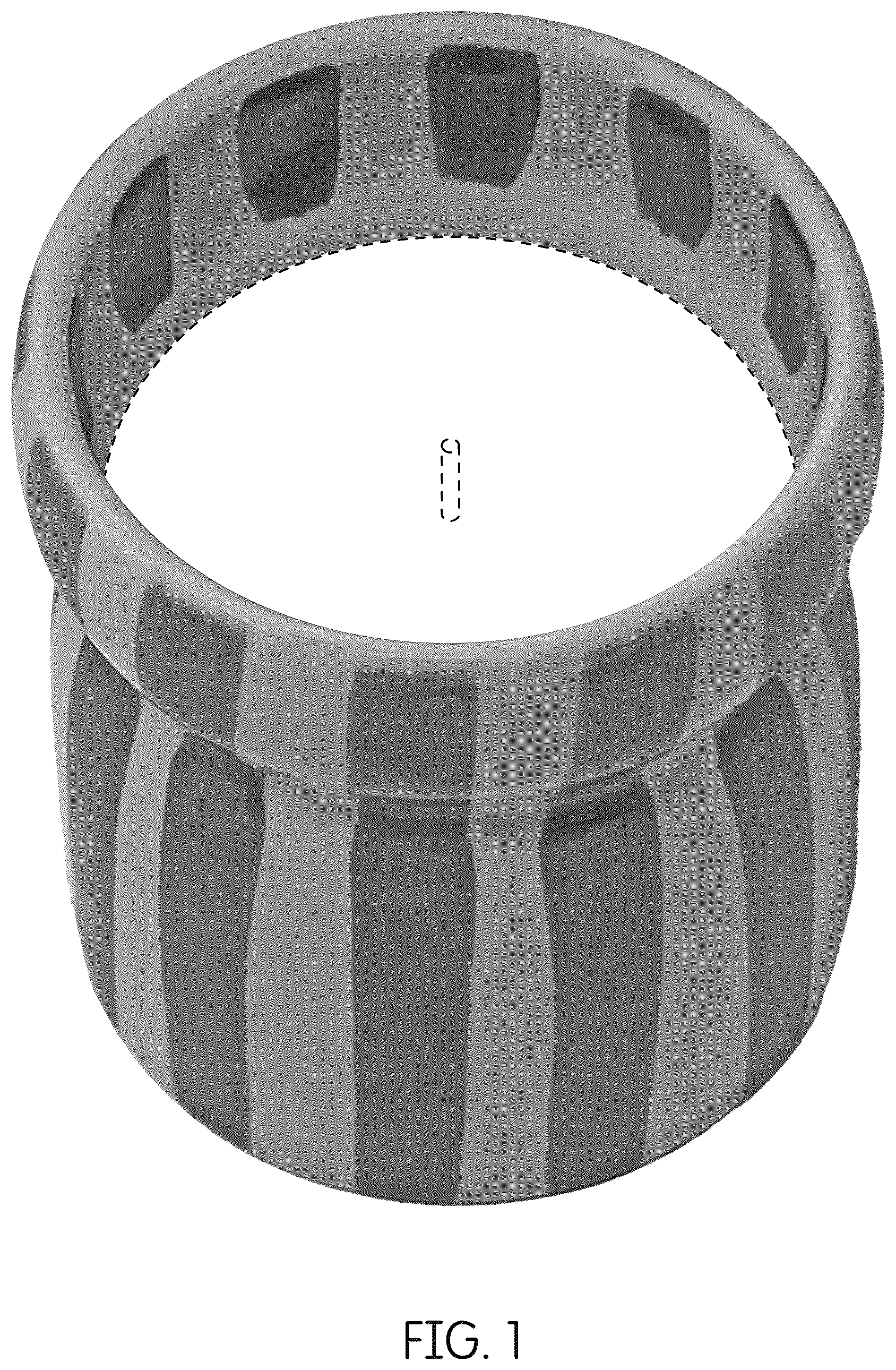 Patent USD1125618 — Vessel for a candle — Figure 1