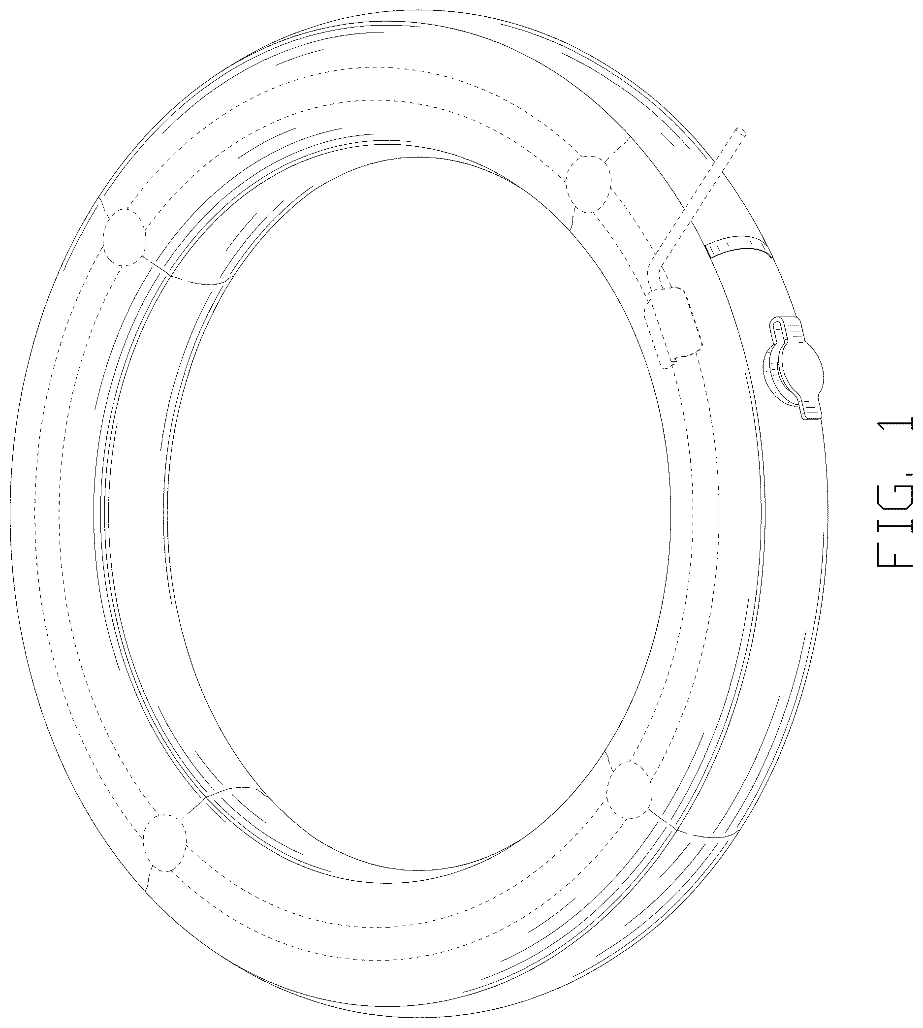 Patent USD1125619 — Inflatable lamp — Figure 1