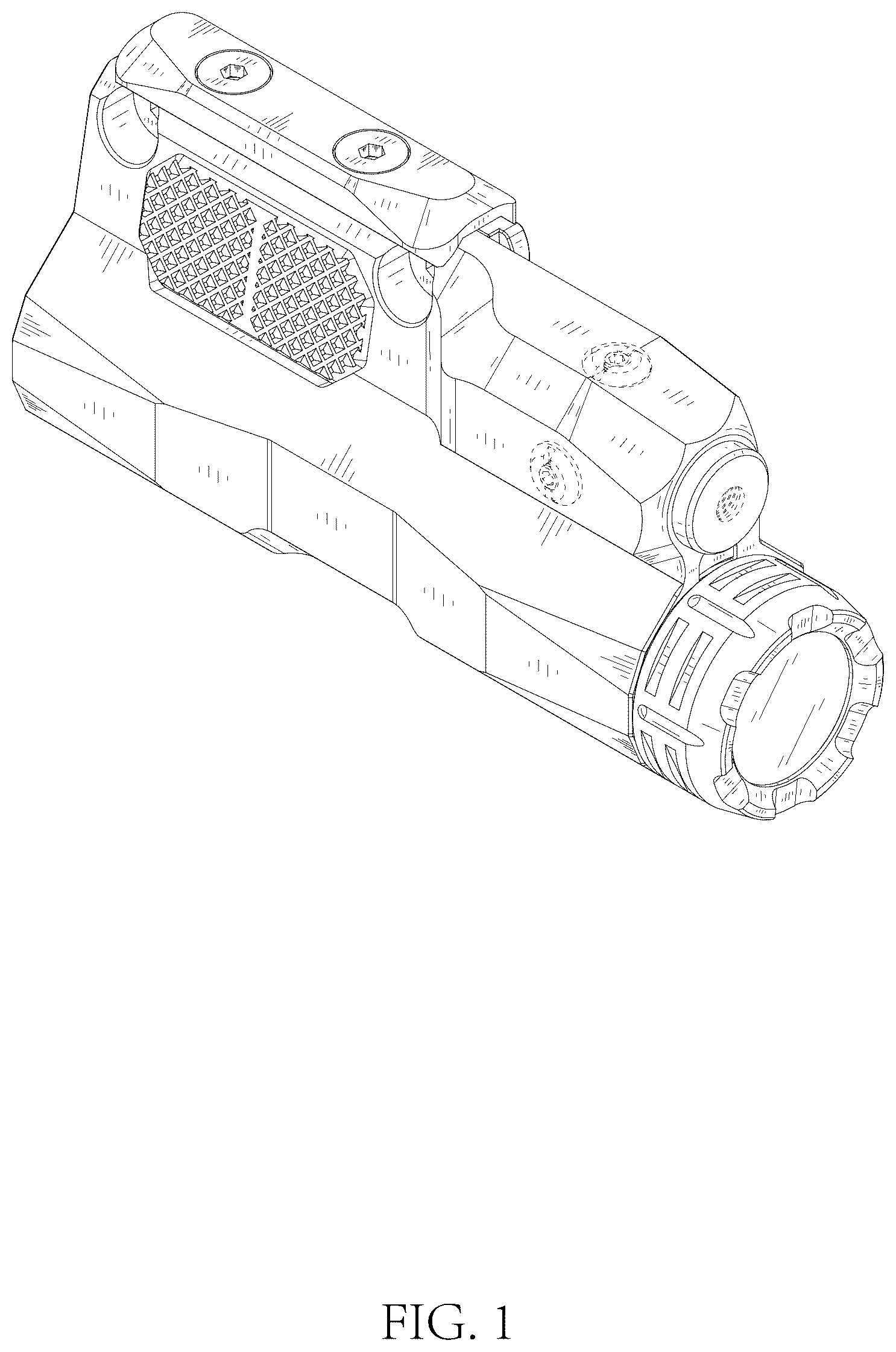 Patent USD1125631 — Tactical flashlight — Figure 1