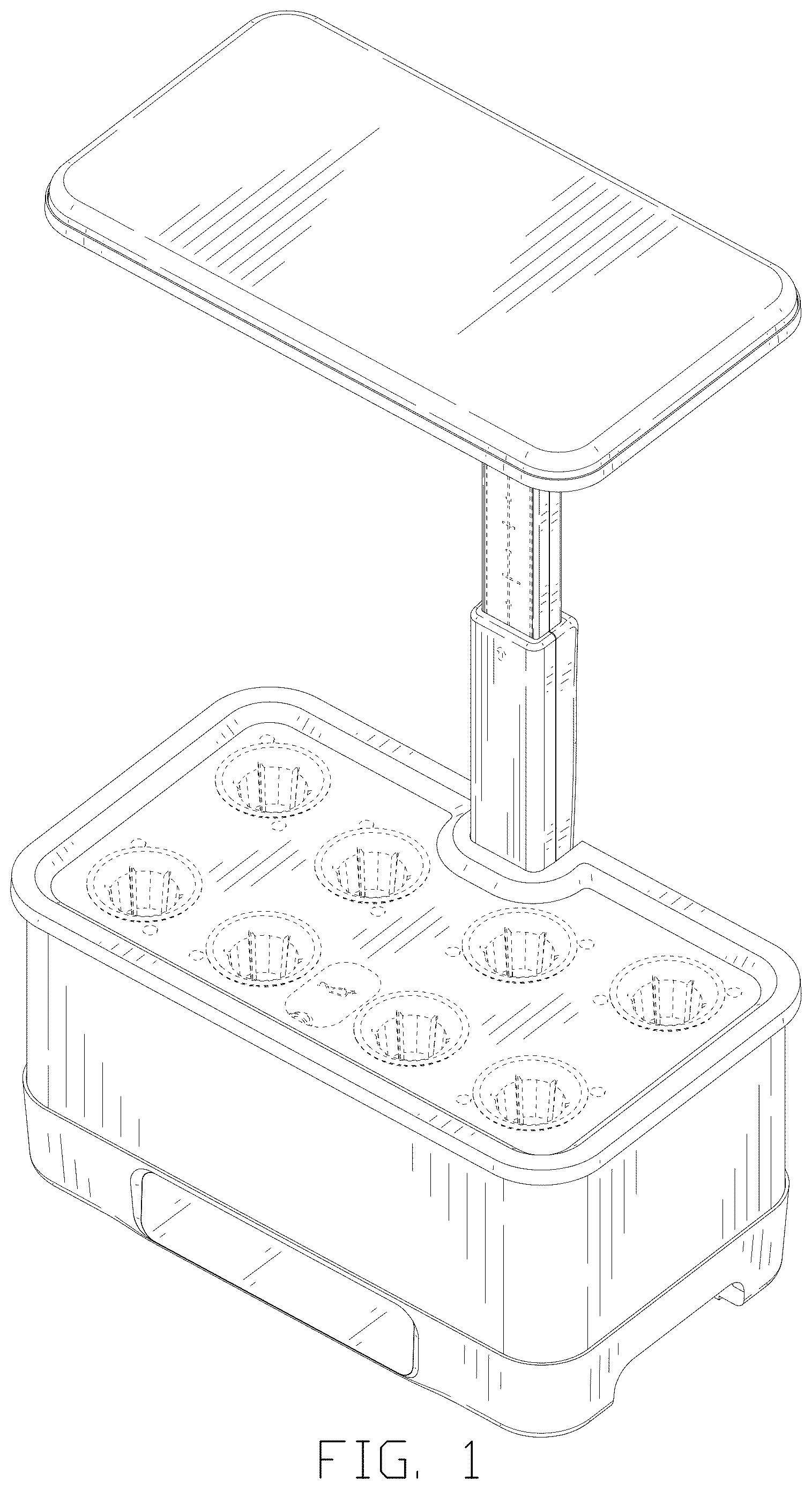 Patent USD1125639 — Plant growing light — Figure 1