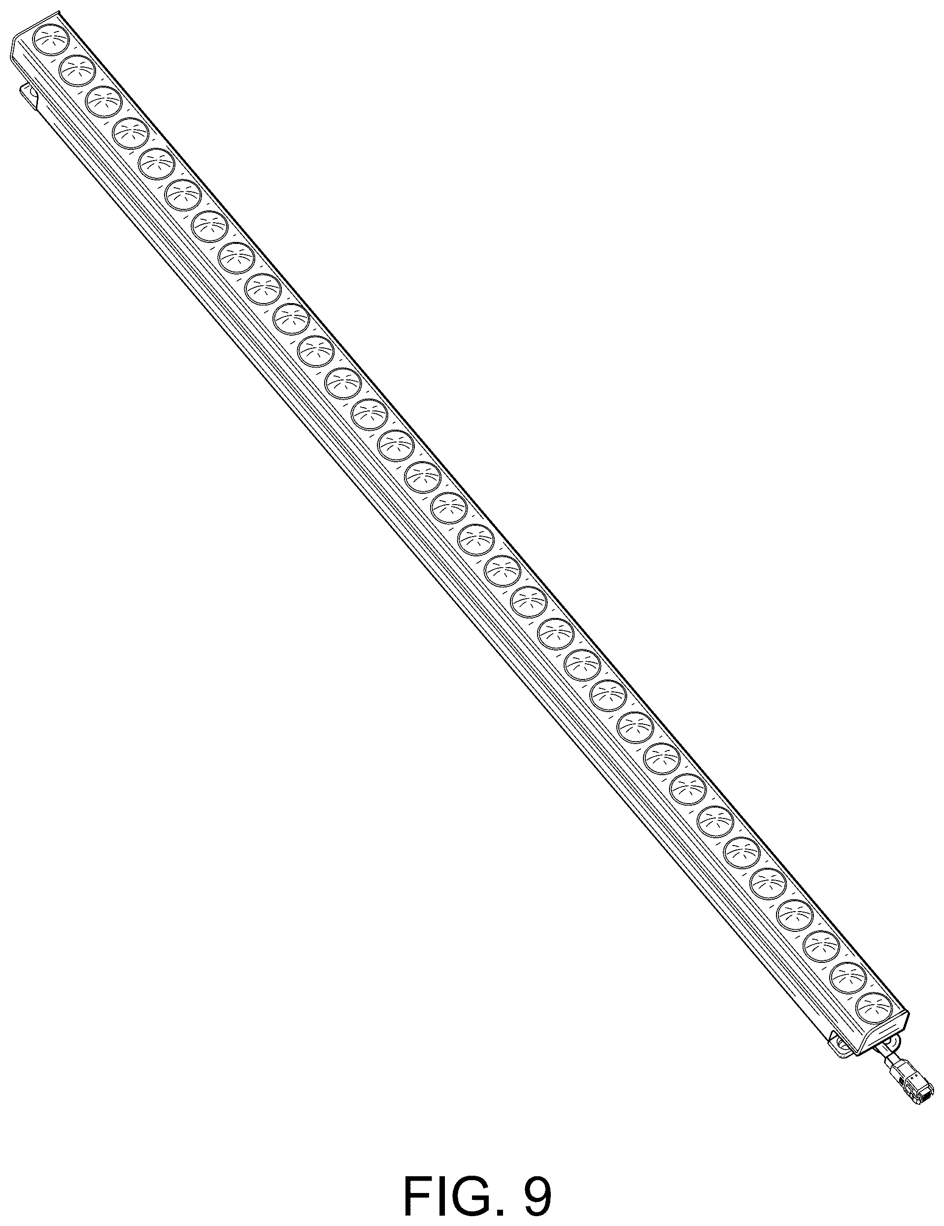 Patent USD1125650 Figure 9 – Linear luminaire