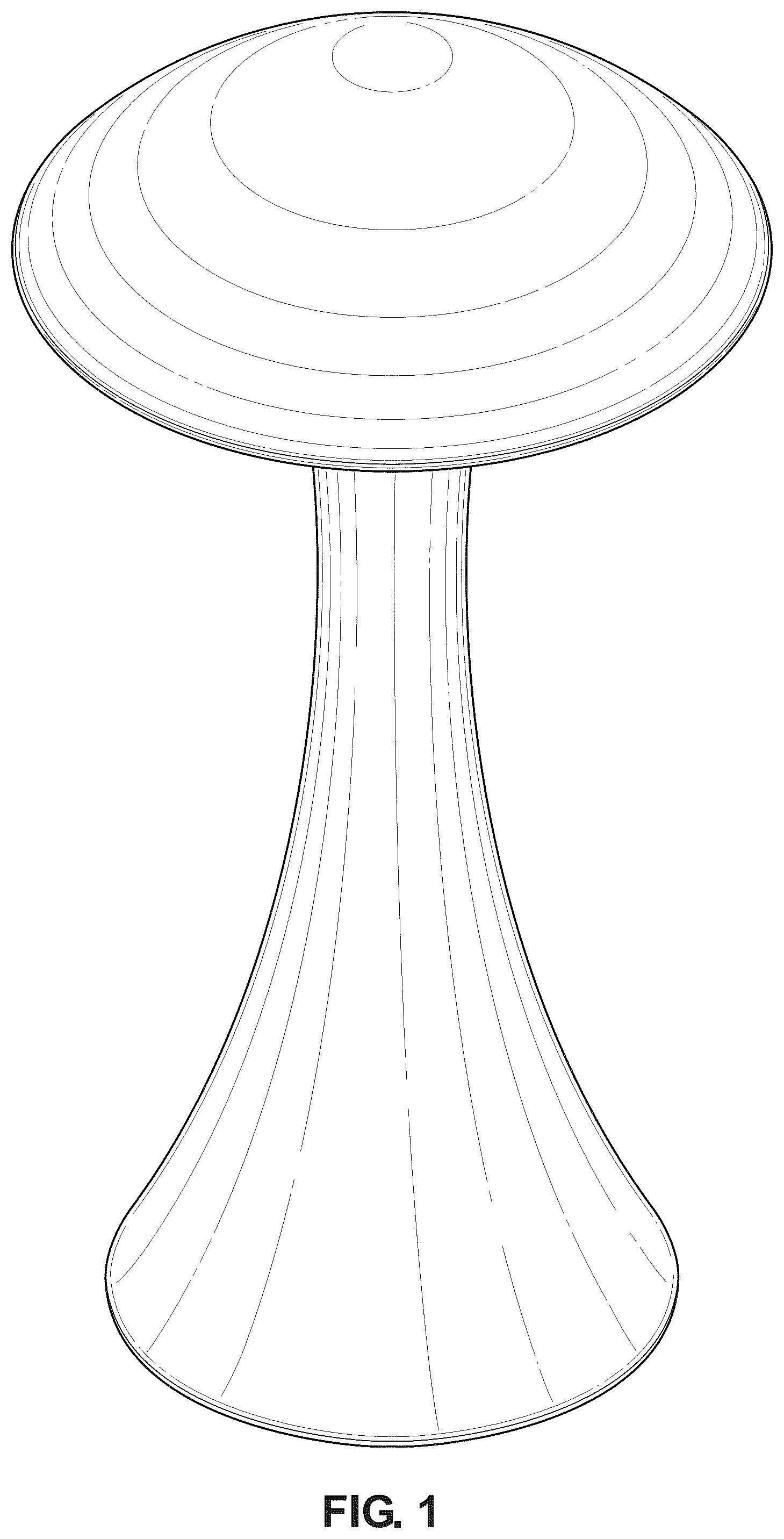 Patent USD1125662 — Table lamp — Figure 1