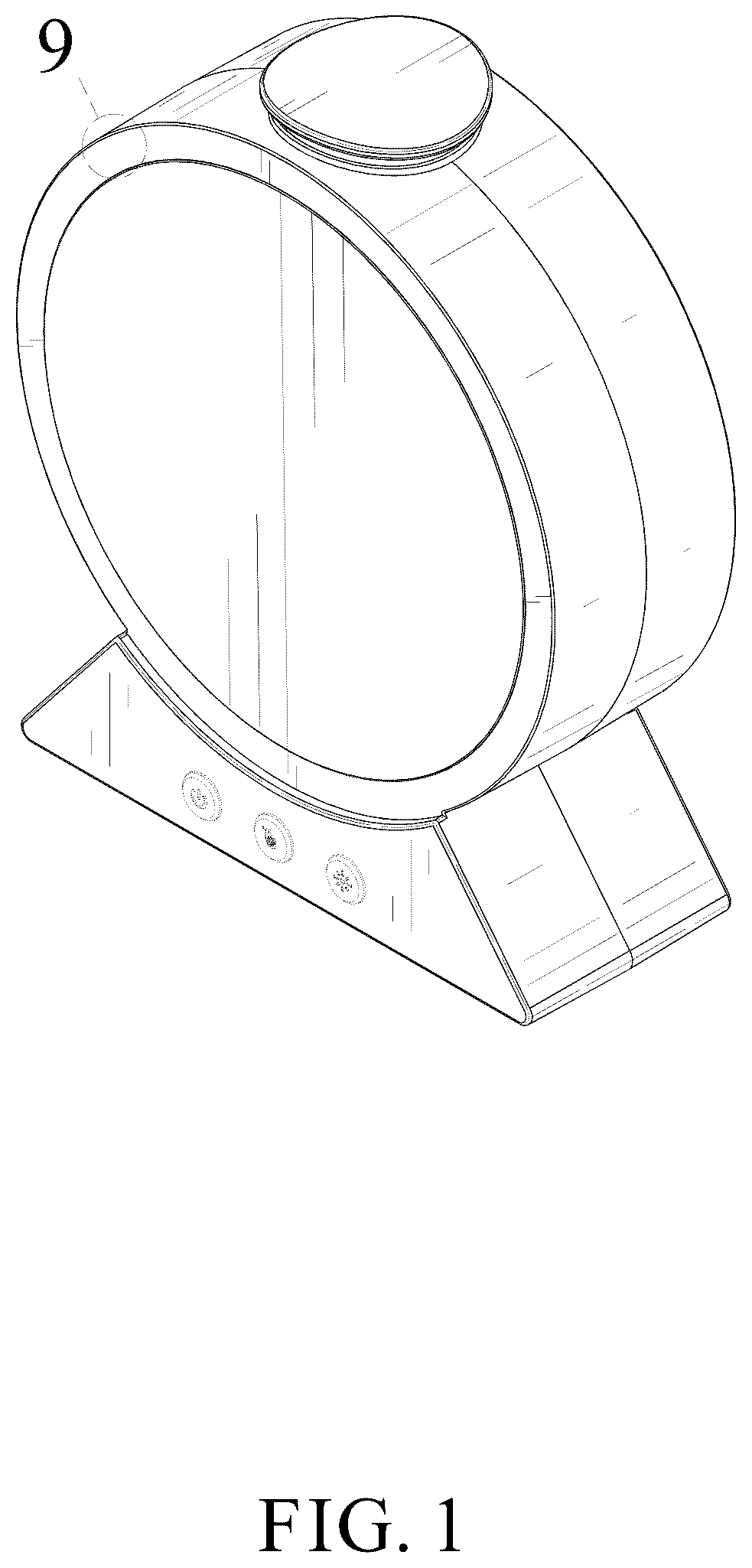 Patent USD1125663 — Jellyfish lamp — Figure 1