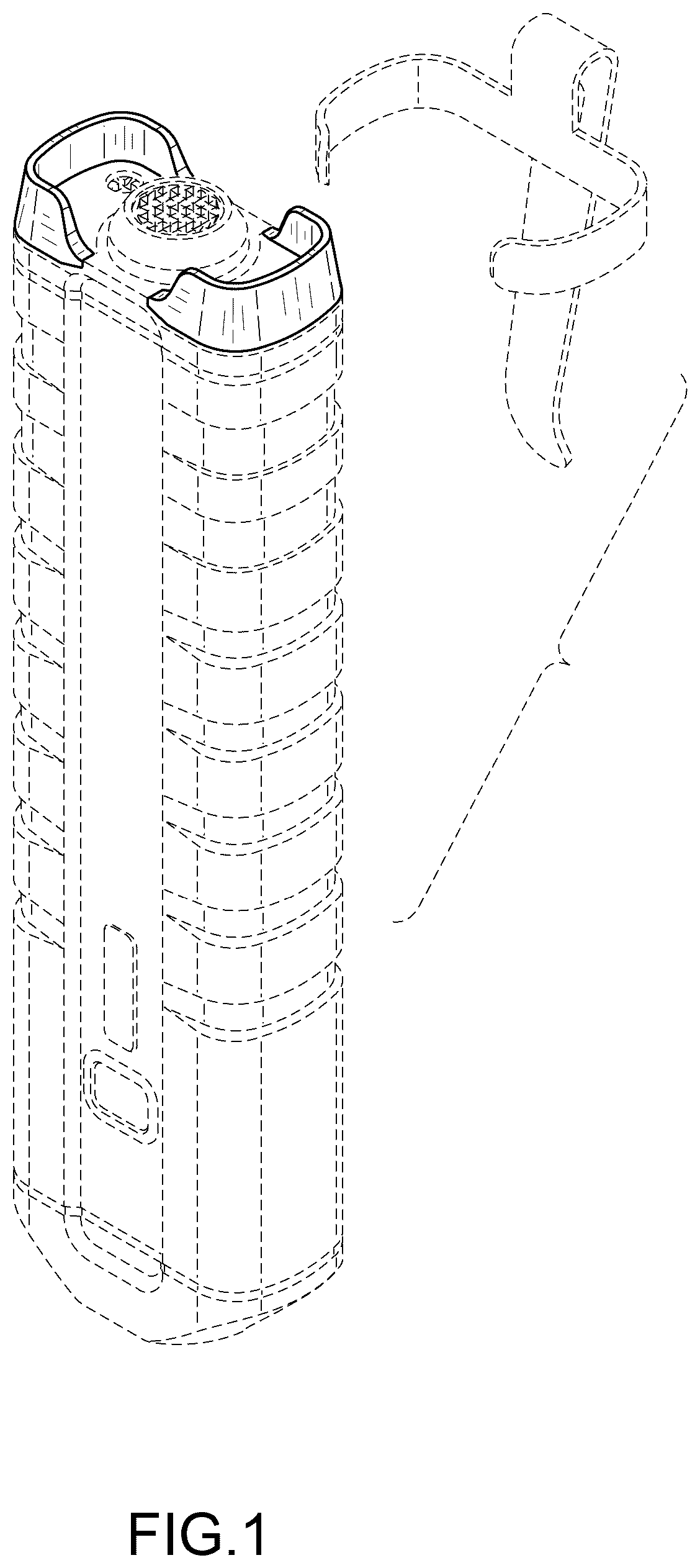 Patent USD1125666 — Flashlight assembly — Figure 1