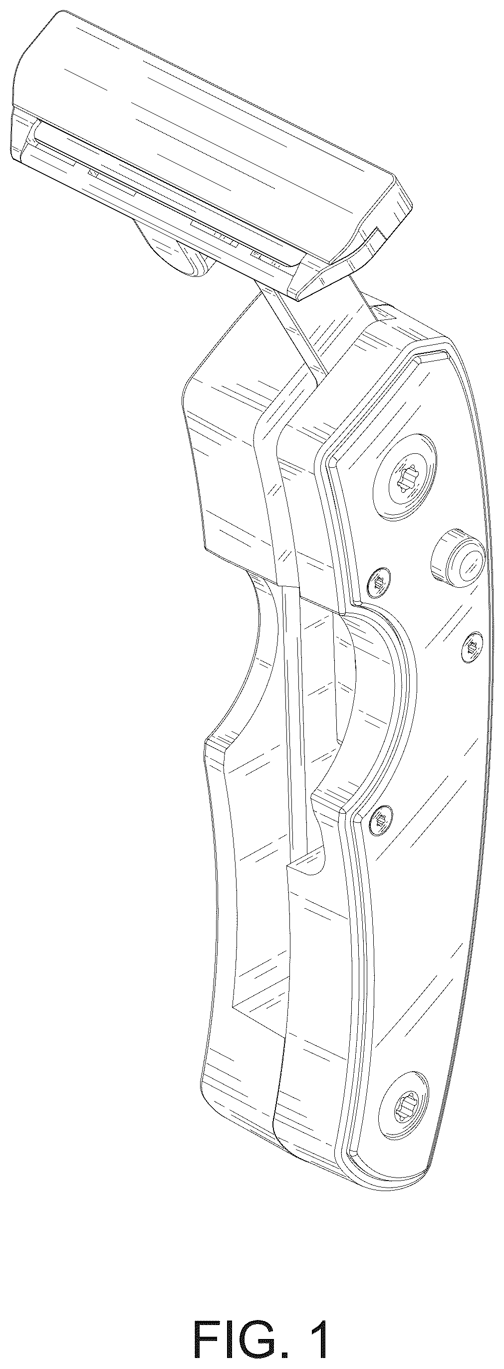 Patent USD1125686 Figure 1 – Shaving razor