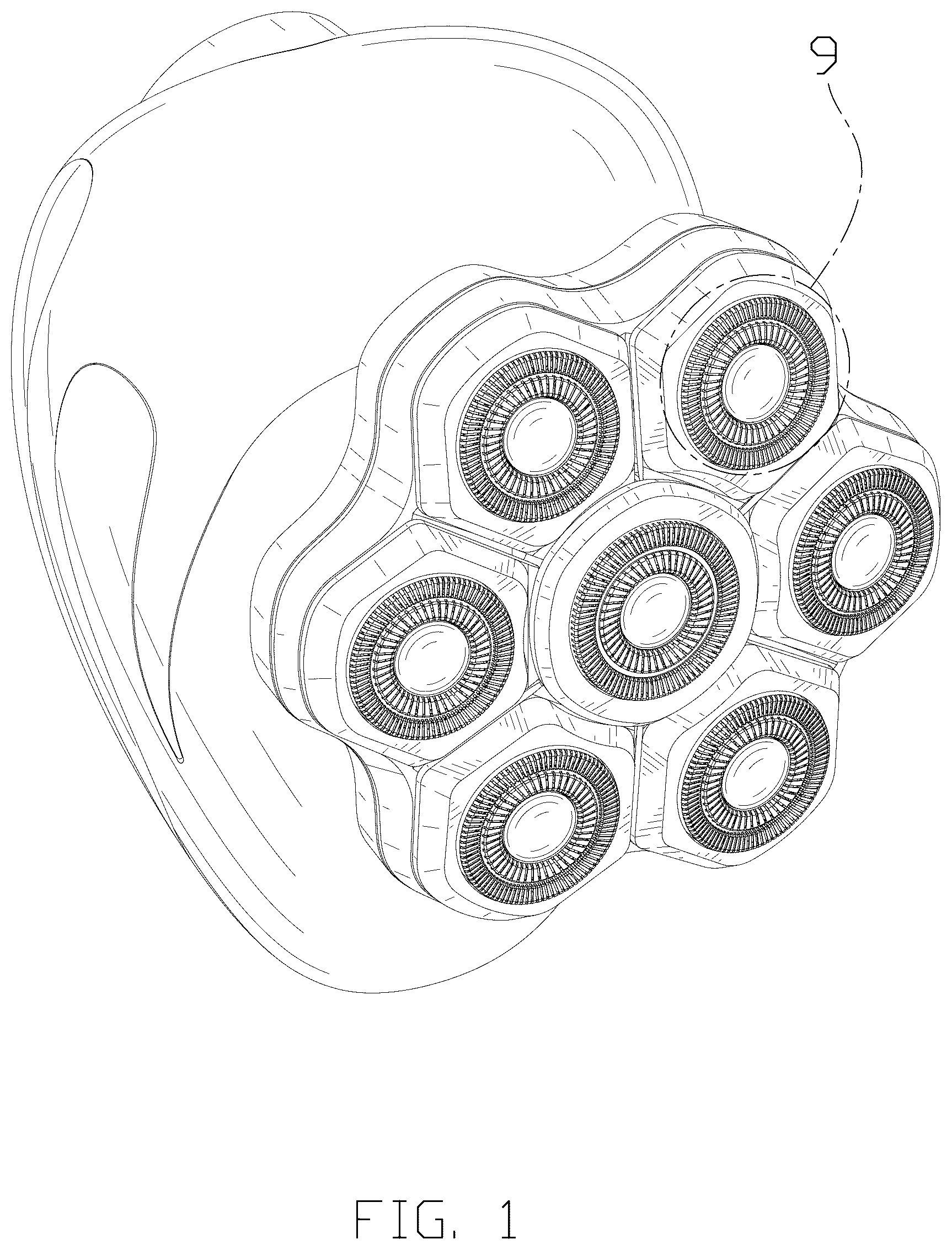 Patent USD1125690 — Hair clipper — Figure 1