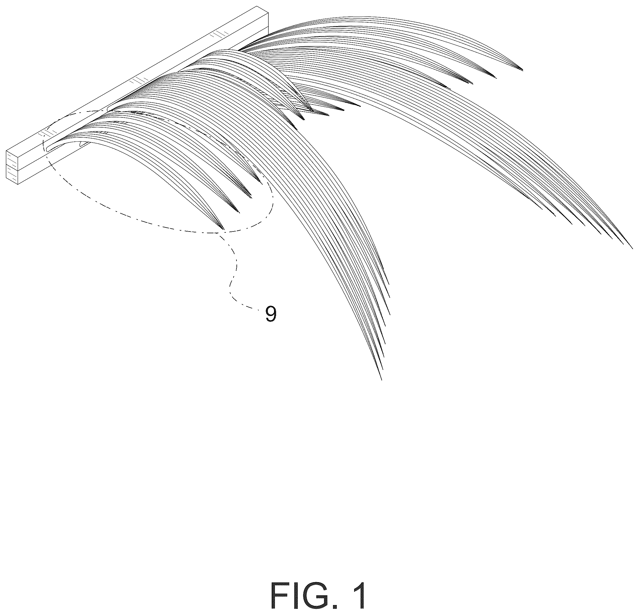 Patent USD1125703 — False eyelash — Figure 1