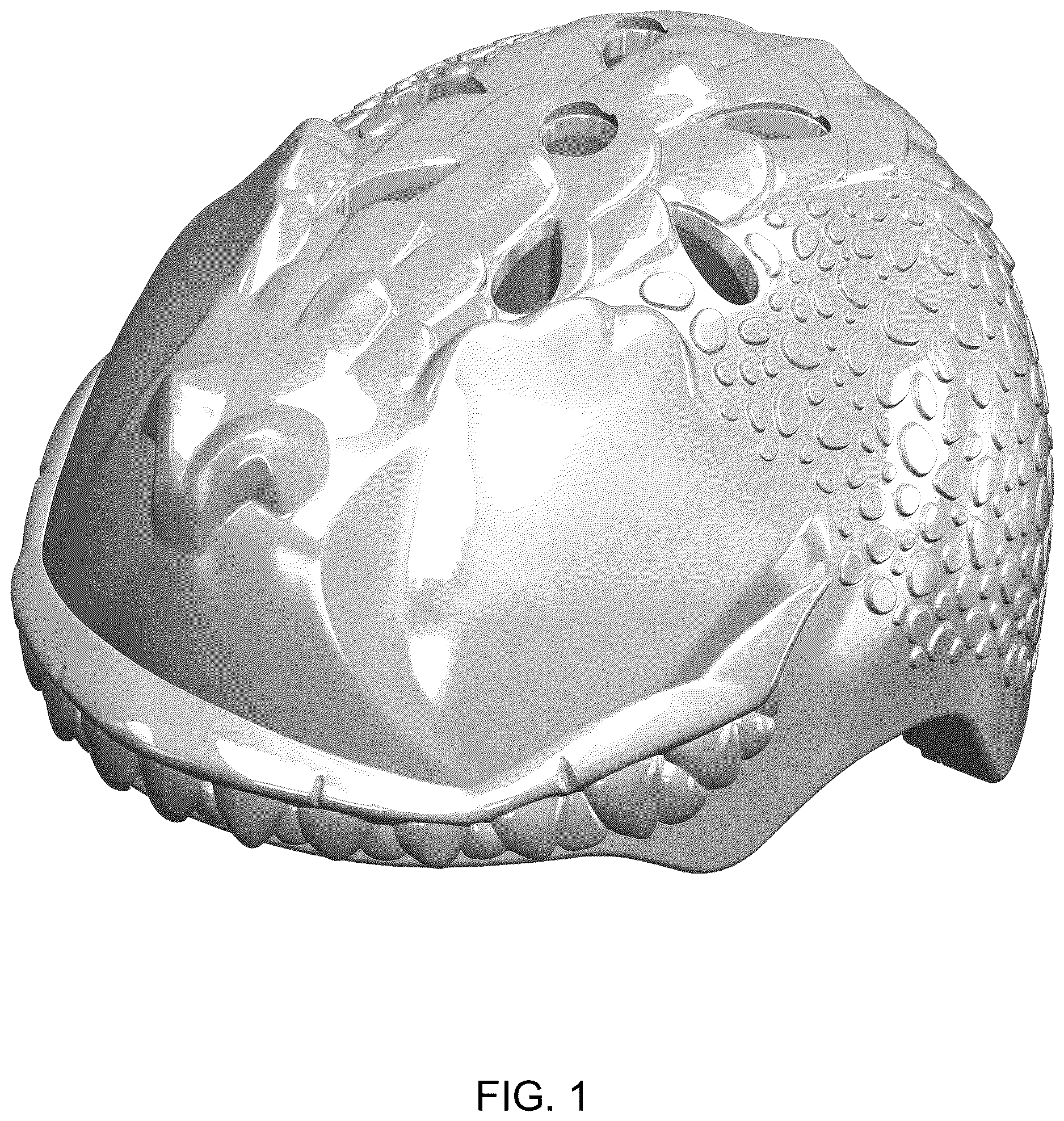 Patent USD1125704 — Helmet — Figure 1
