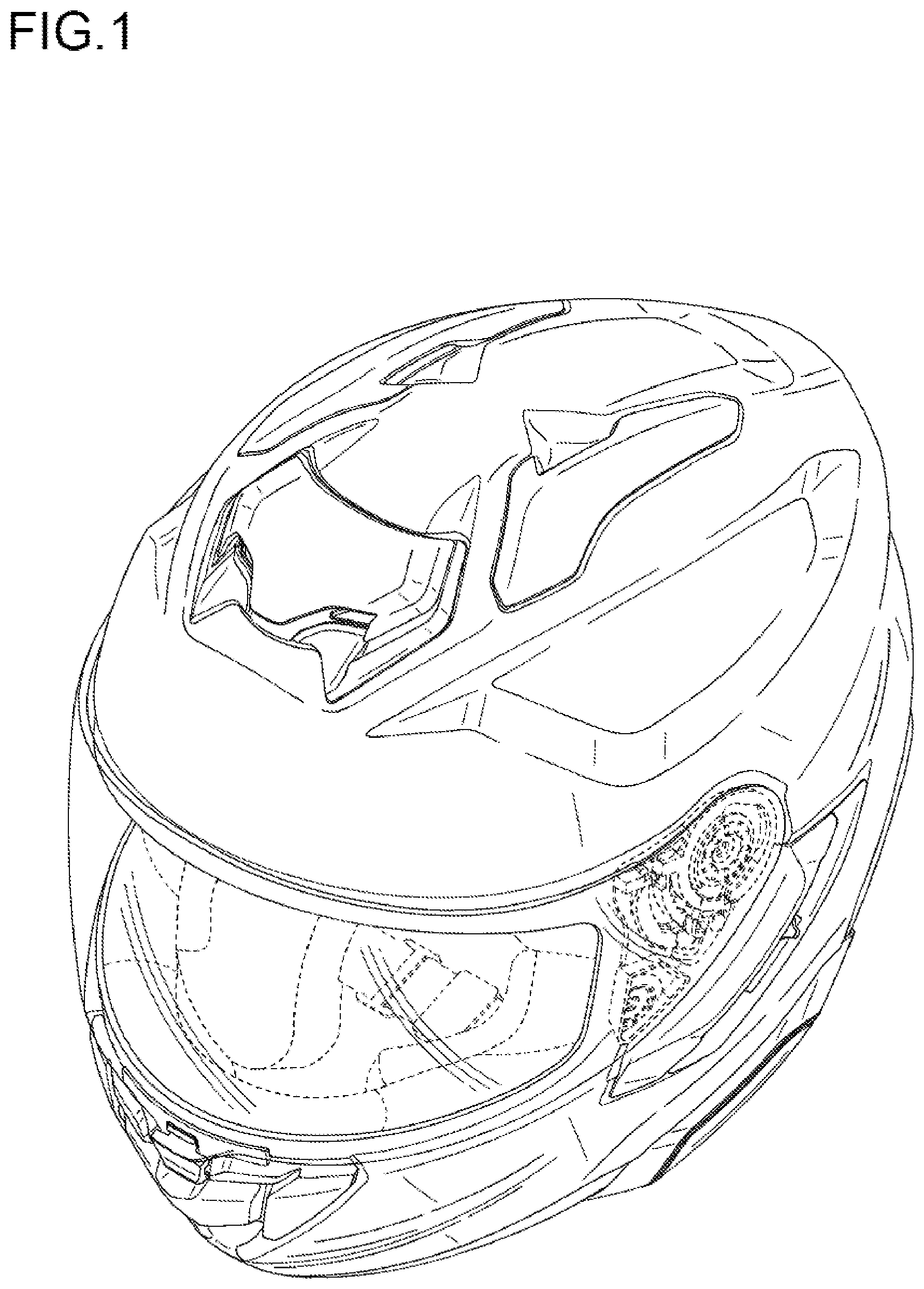 Patent USD1125705 — Helmet — Figure 1