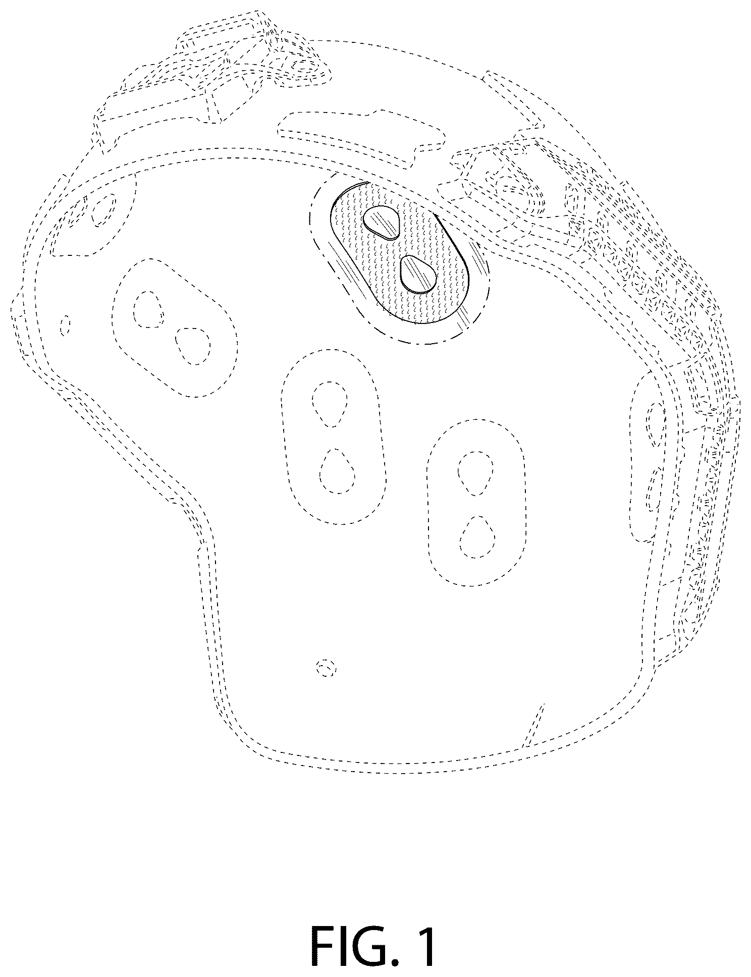 Patent USD1125708 — Helmet — Figure 1