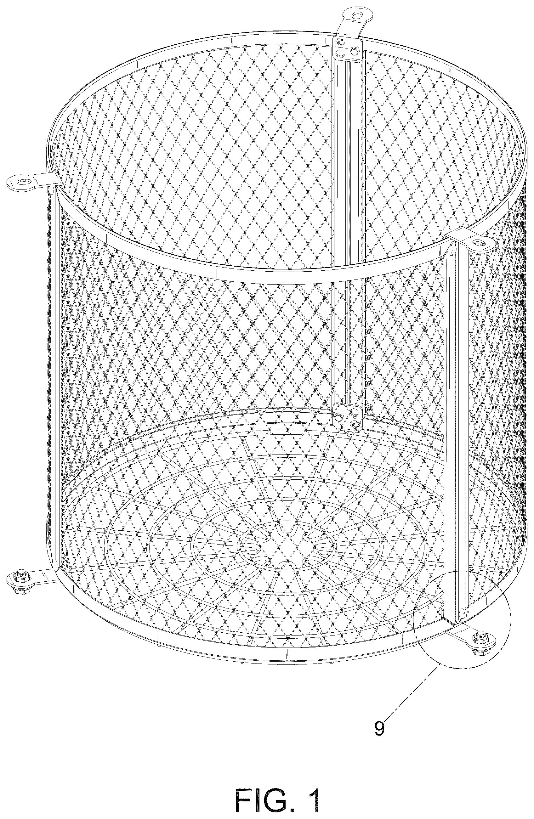 Patent USD1125714 — Feeder protective cover — Figure 1