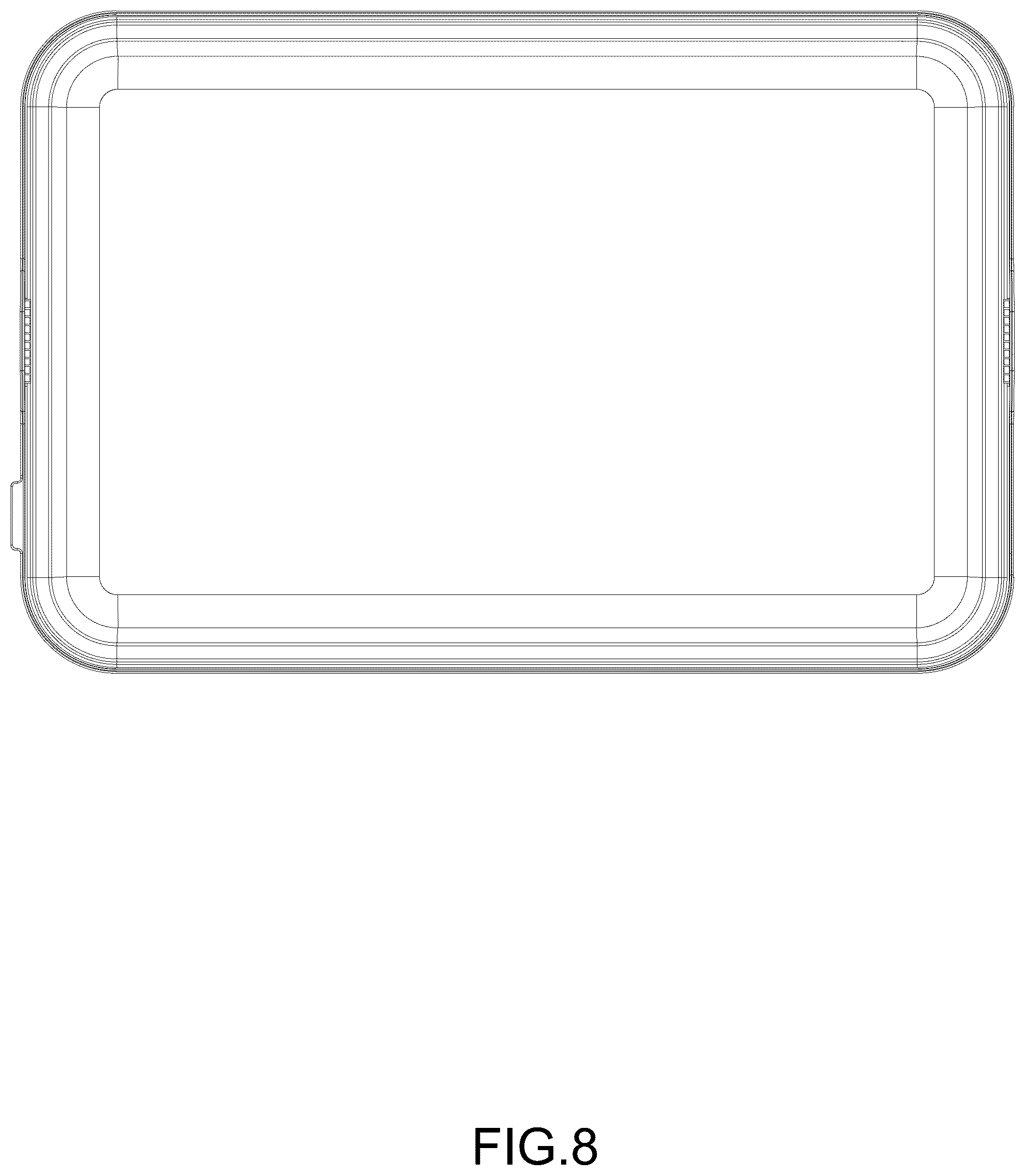 Patent USD1125725 Figure 8 – Cat litter box