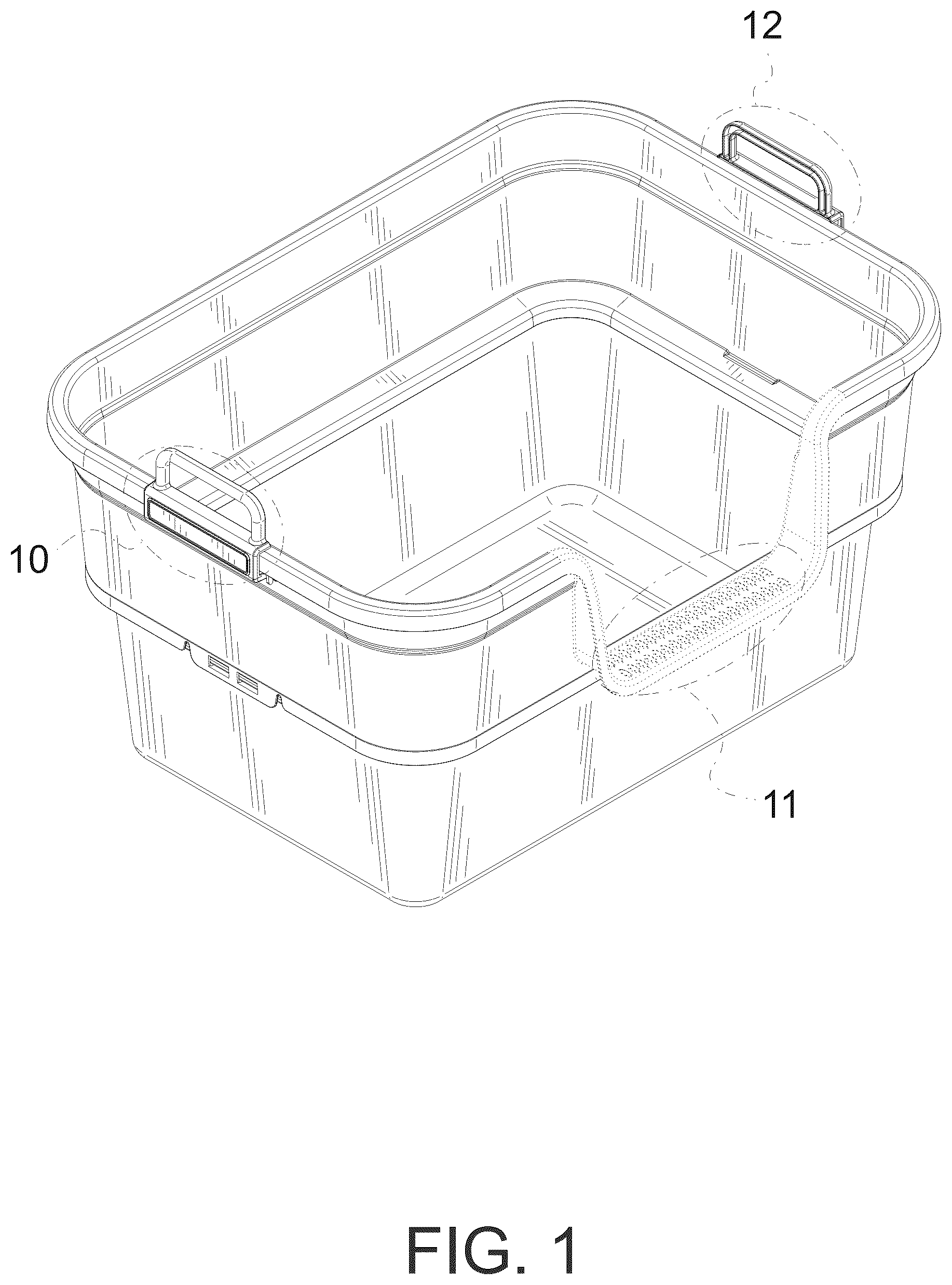 Patent USD1125727 — Cat litter box — Figure 1