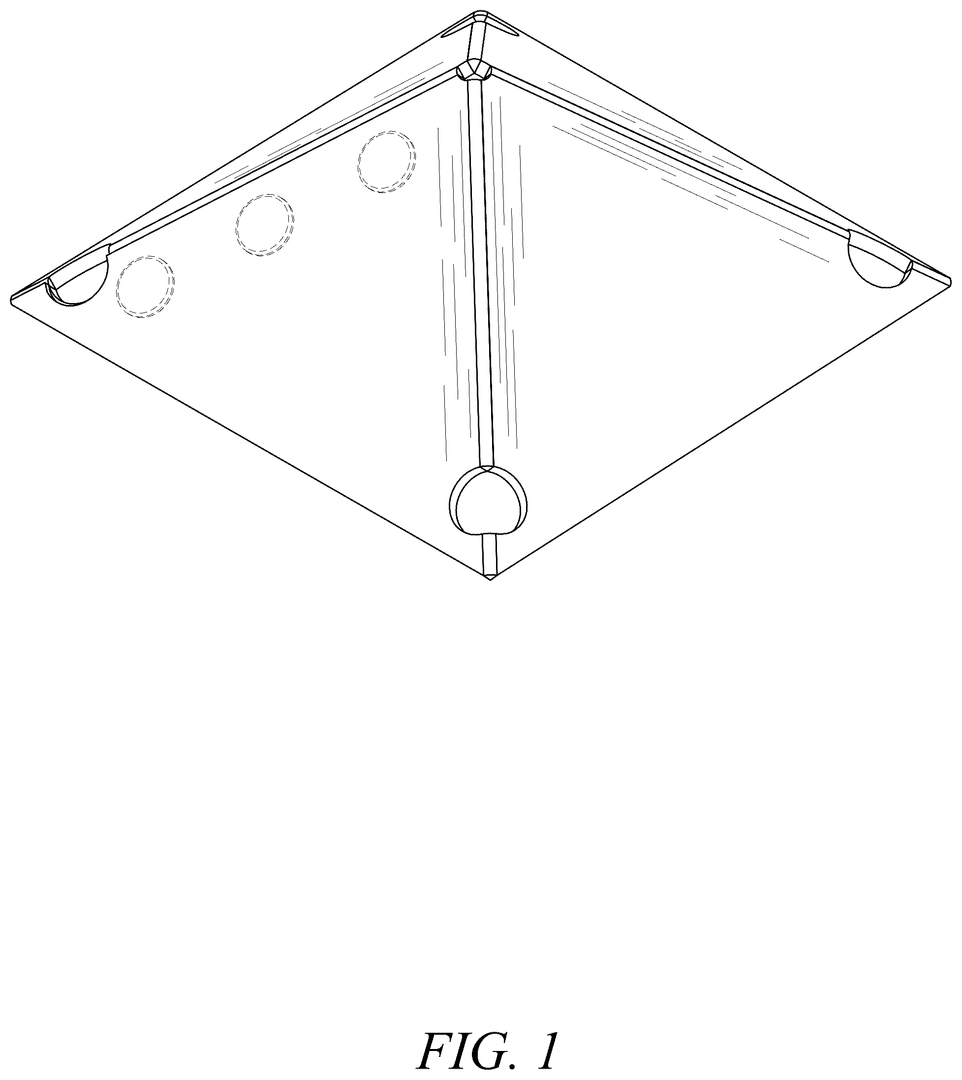 Patent USD1125729 — Cover for a brooder heating plate — Figure 1