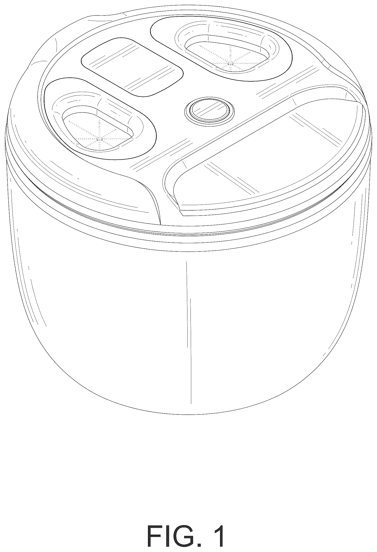 Patent USD1125735 — Ultrasonic cleaner — Figure 1