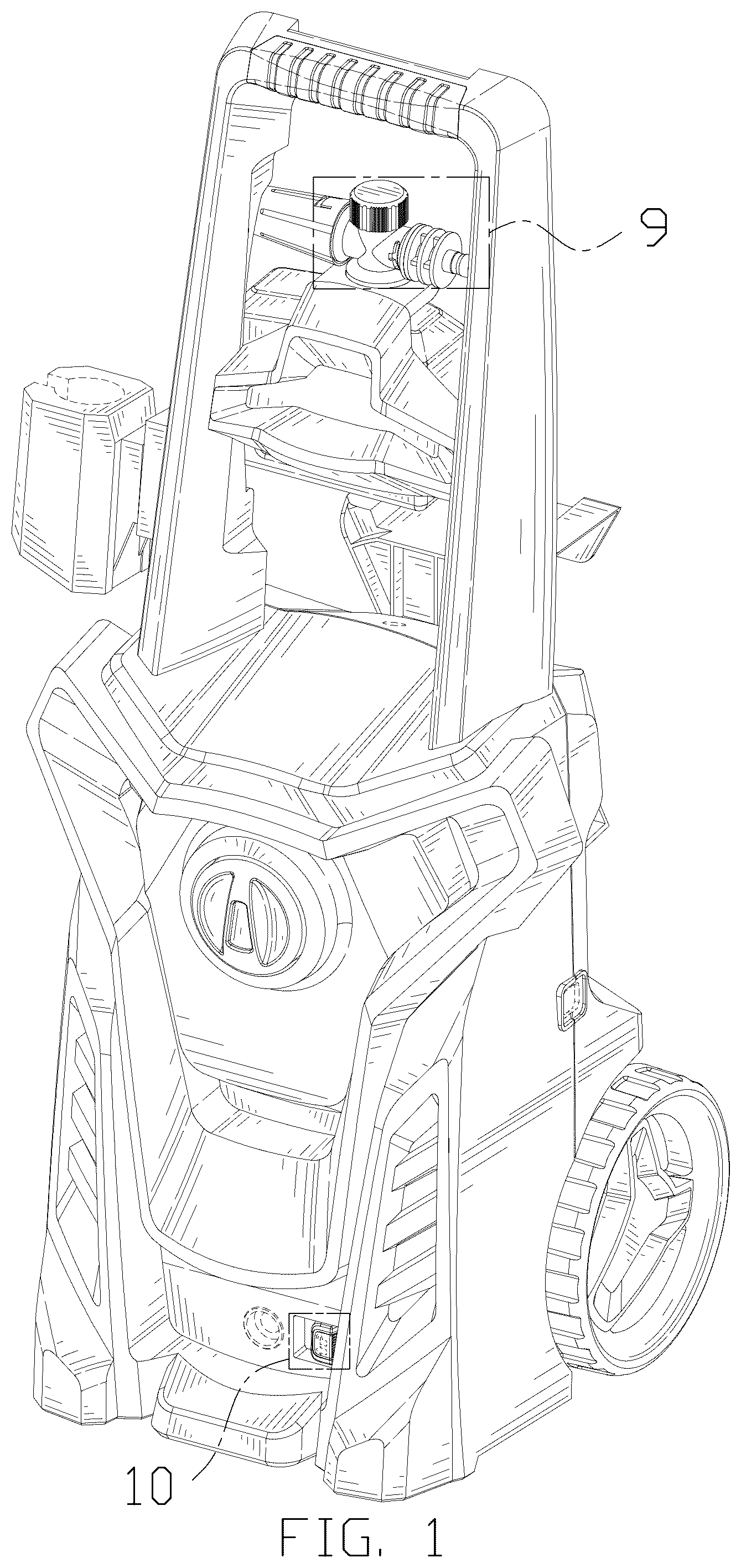 Patent USD1125737 — High-pressure cleaner — Figure 1