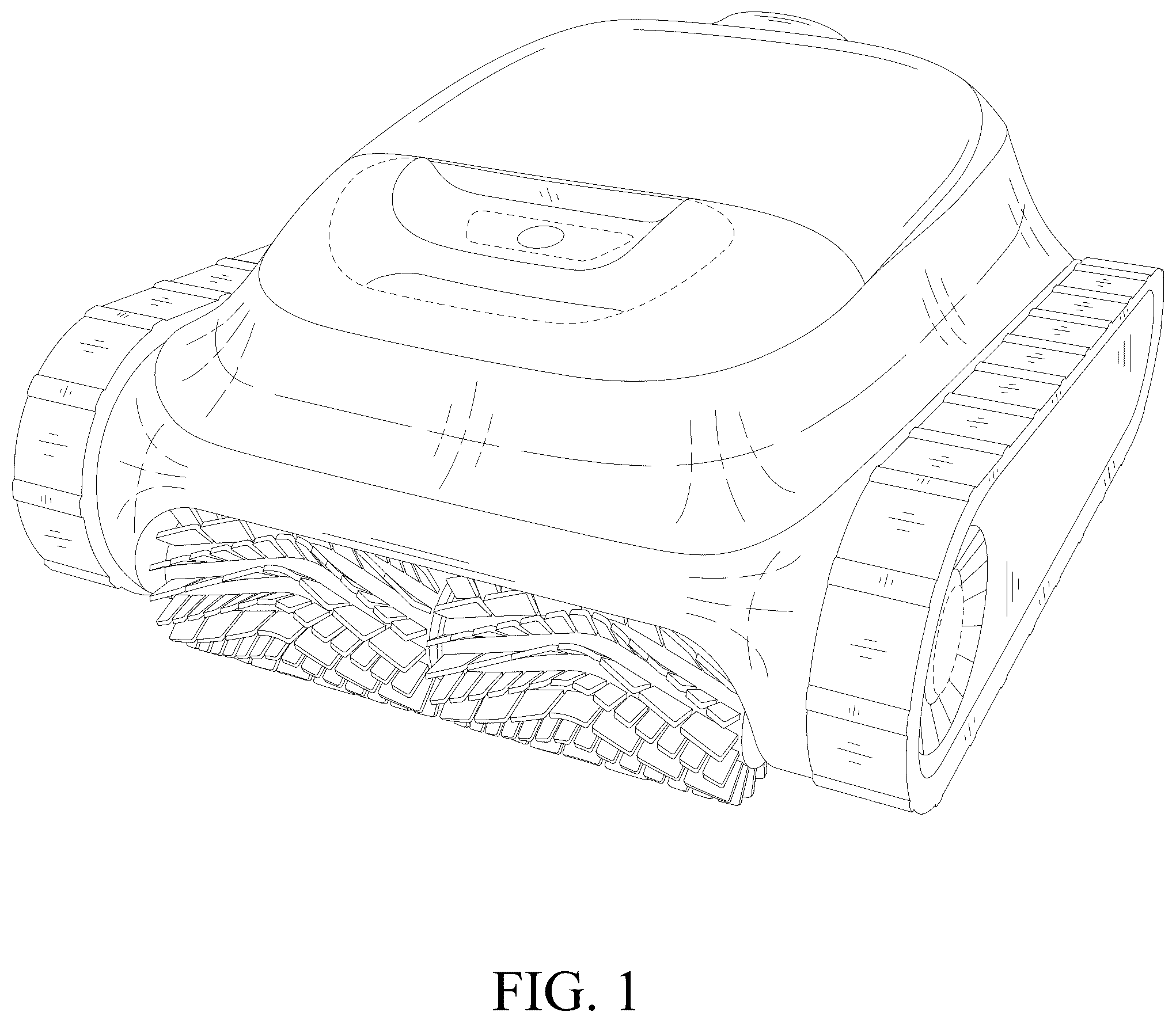 Patent USD1125741 Figure 1 – Swimming pool cleaner