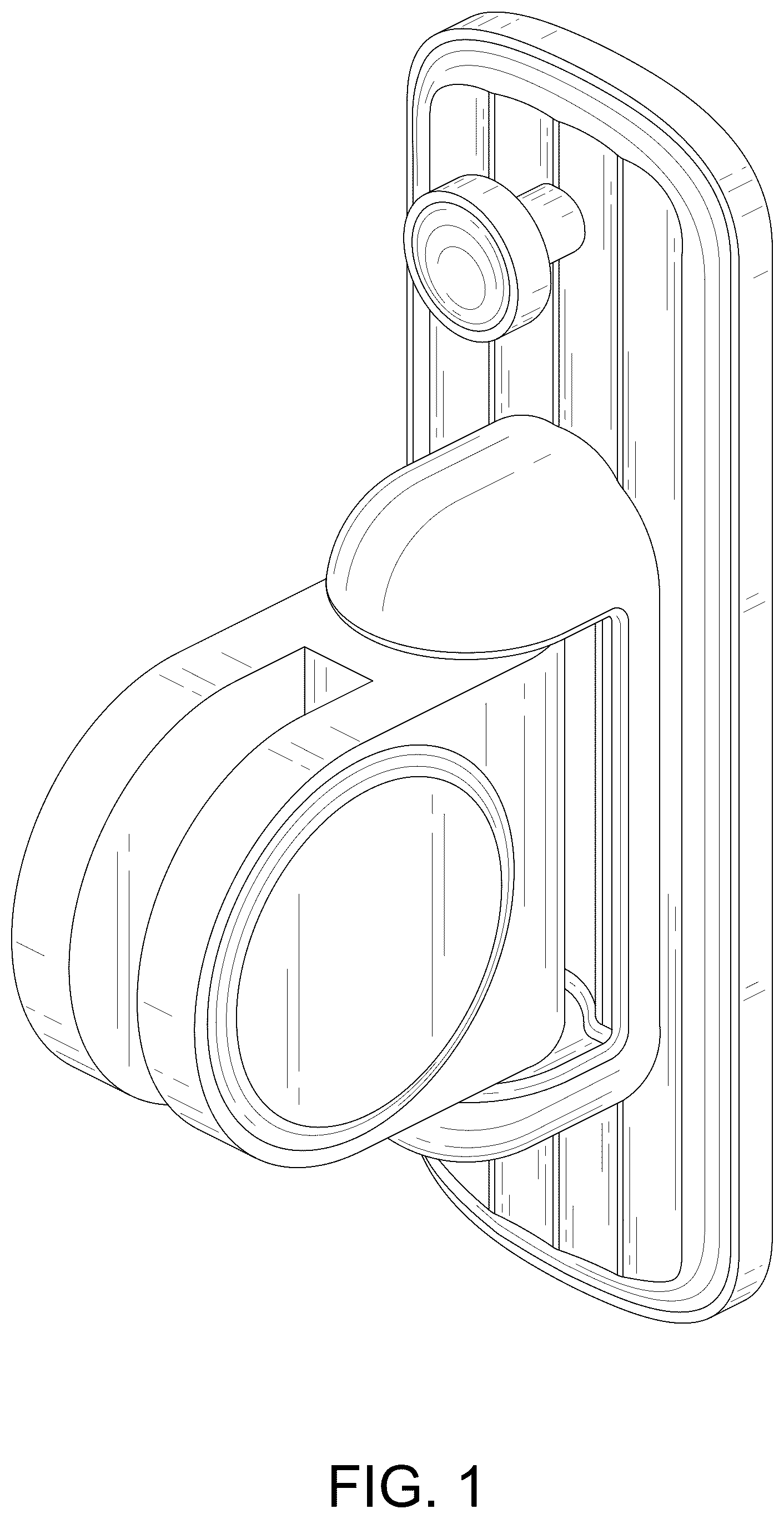 Patent USD1125744 Figure 1 – Clothes drying rod mount